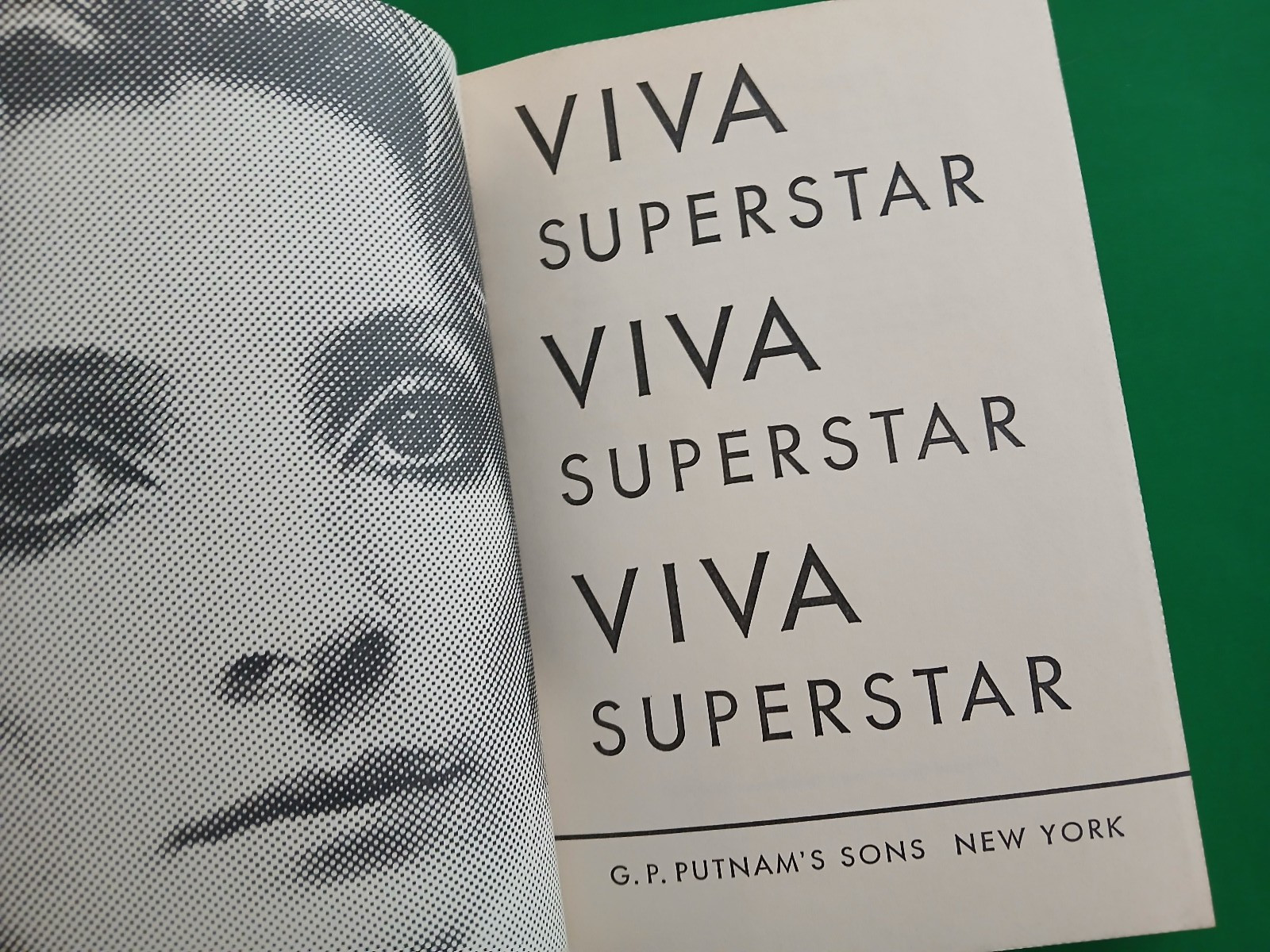 Superstar a novel by Viva First Edition Hardcover with Dust Jacket 1970