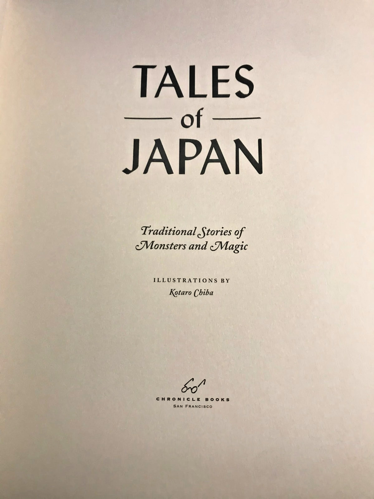 Tales of Japan: Traditional Stories of Monsters and Magic (2019 hardcover)