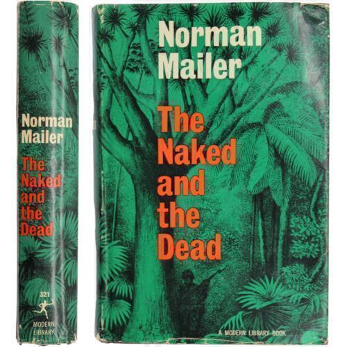 MODERN LIBRARY #321 THE NAKED & THE DEAD NORMAN MAILER HCDJ WWII NOVEL JAPAN