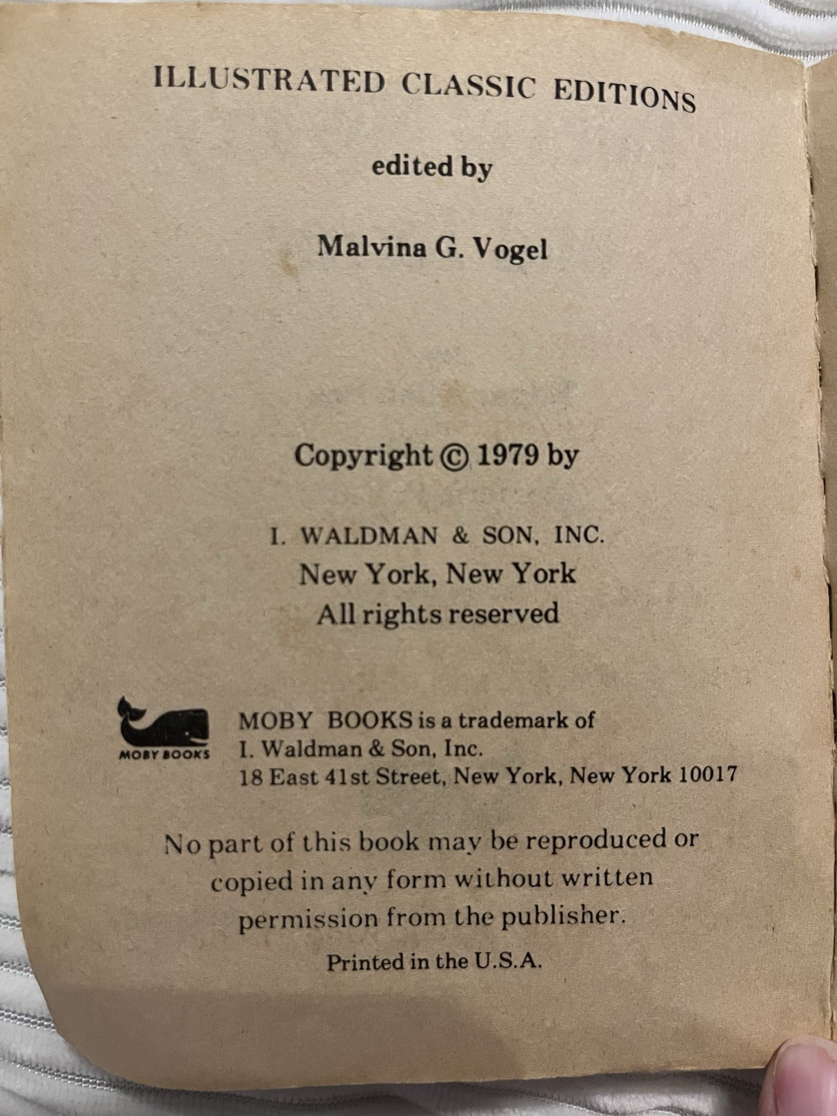 2 Vintage Books Illustrated Classic Editions Set Mini Pocket Size