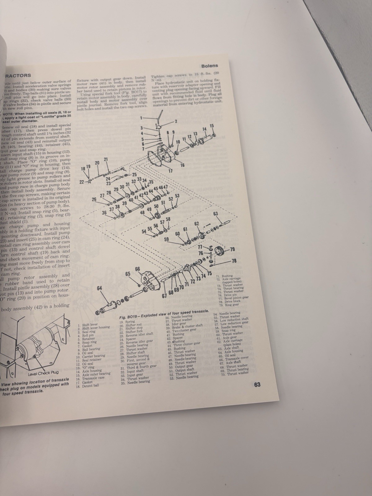 COMPACT TRACTOR SERVICE MANUAL TECHNICAL PUBLICATIONS BOOK VTG RARE