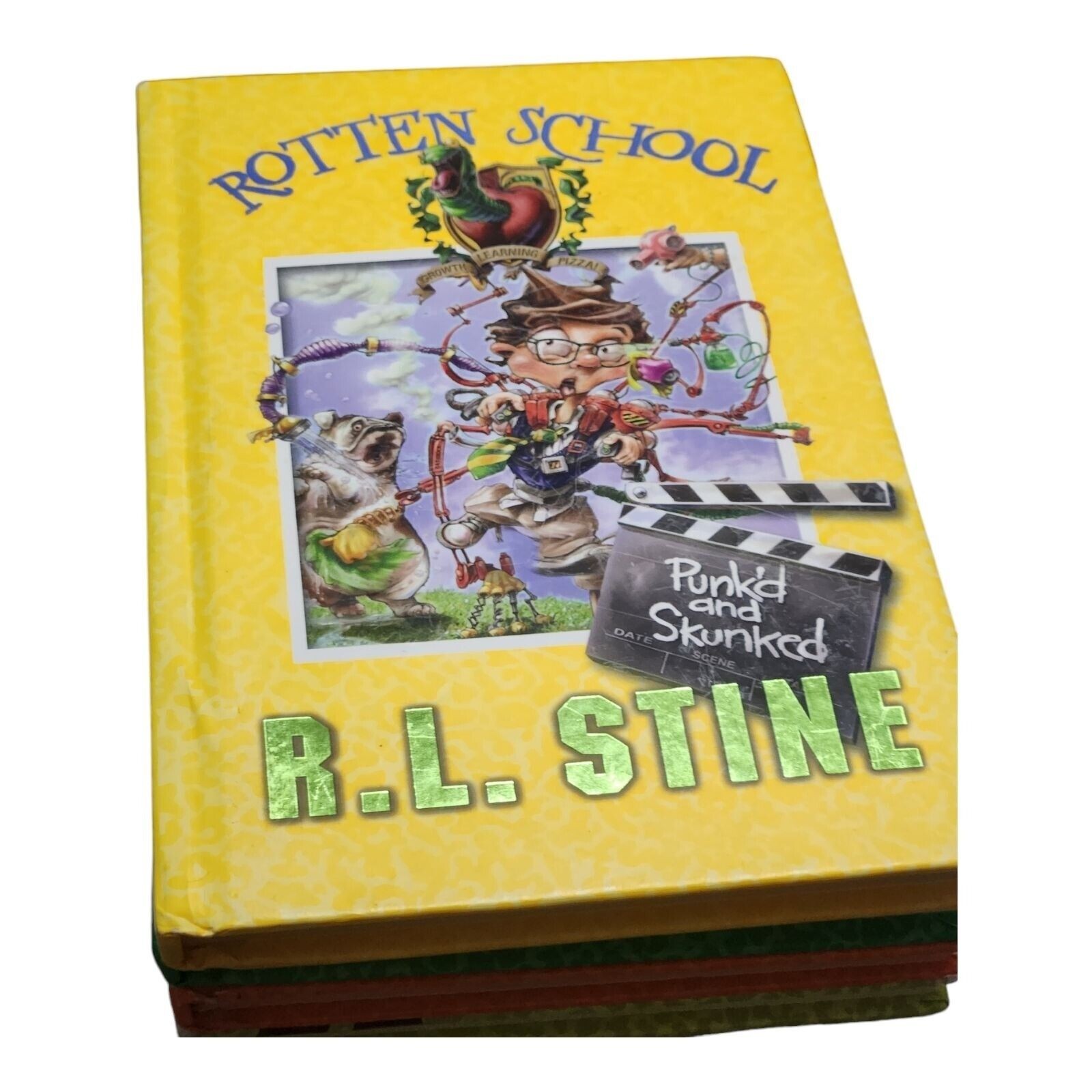 Goosebumps R.L. Stine Rotten School Books Lot of 5 Volume 1 7 8 11 15