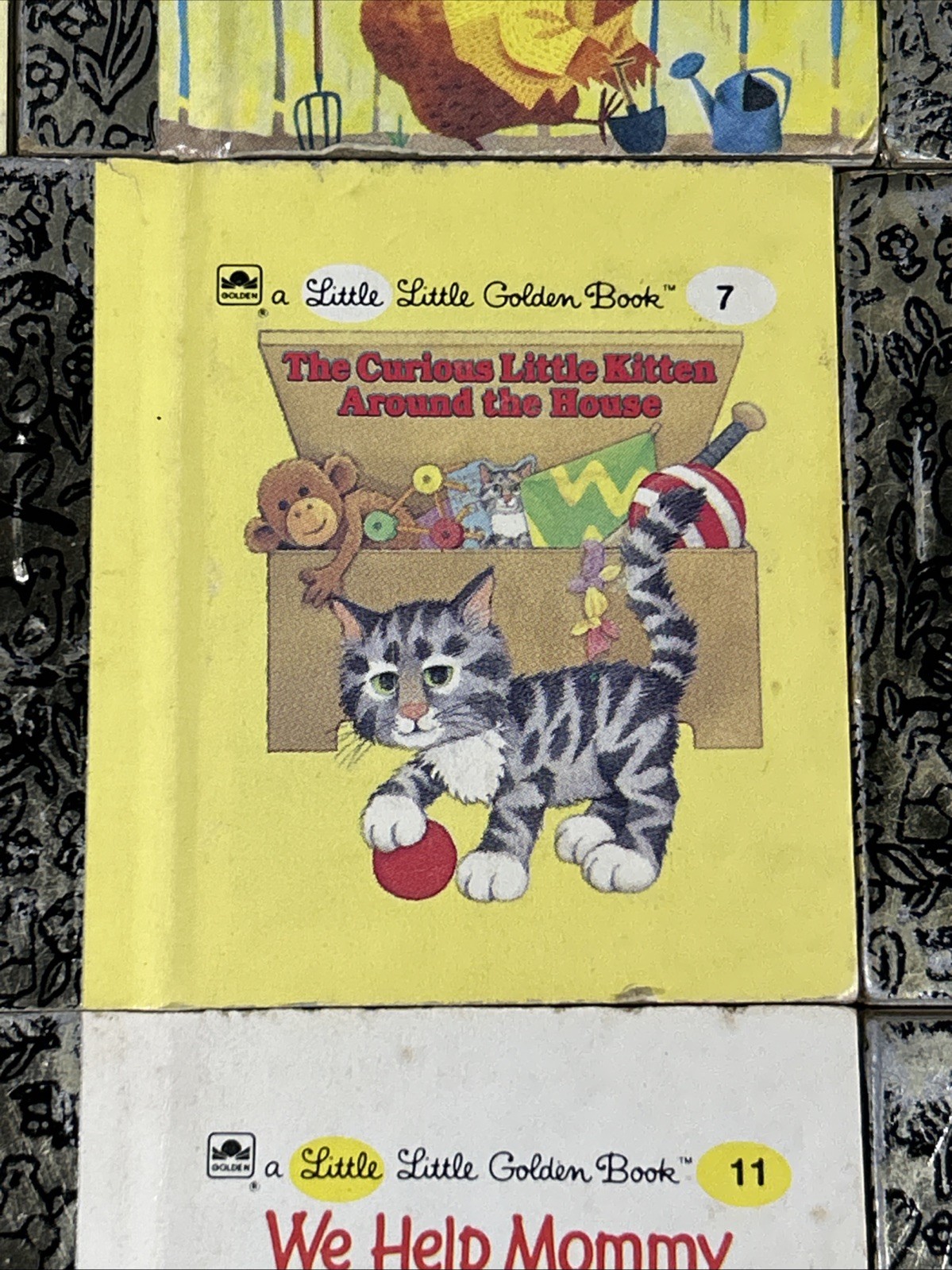 Vintage Set of 1- 12 Little Little Golden Book Miniatures