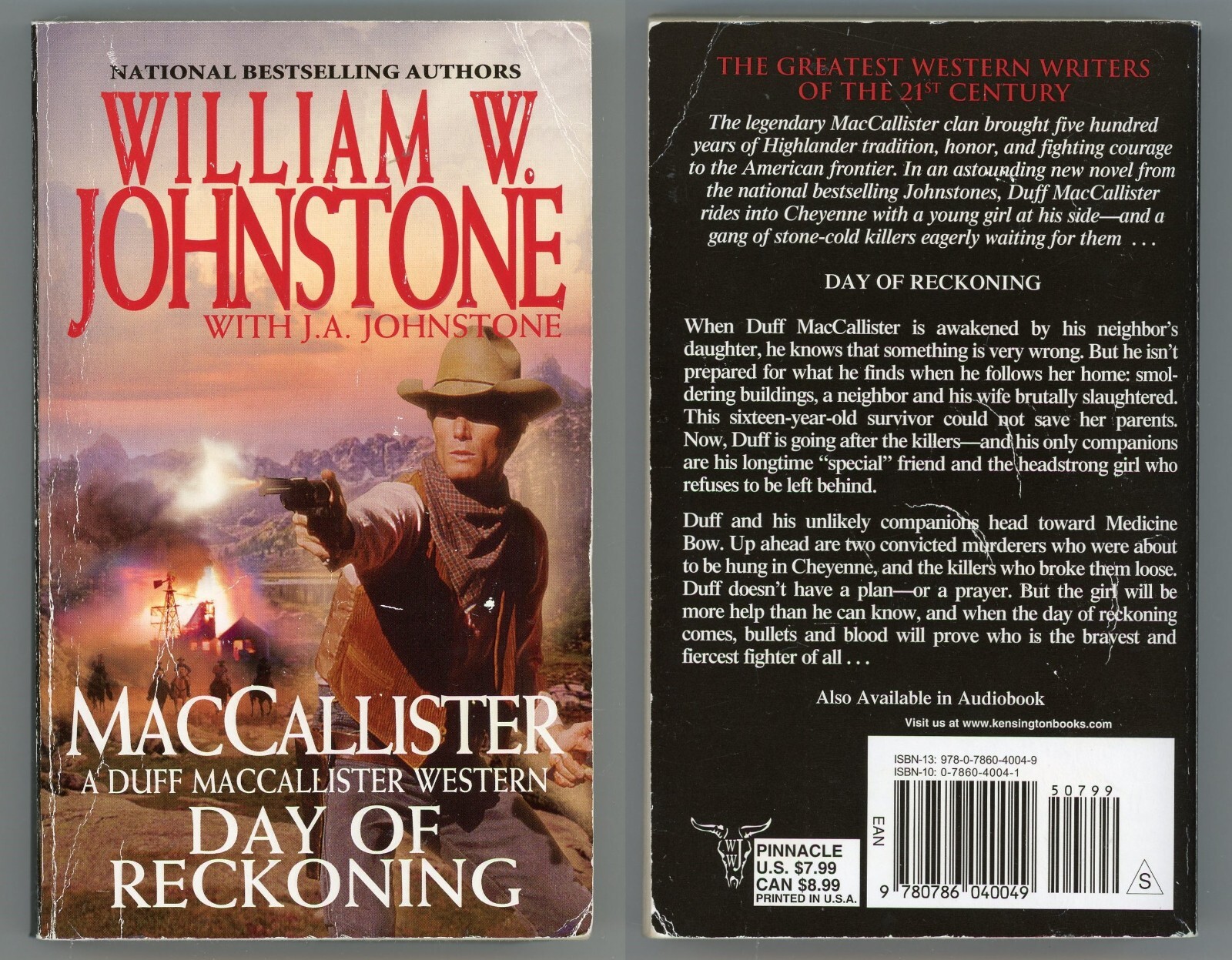 Duff MacCallister Western Action Lot of 3 Paperback by William Johnstone
