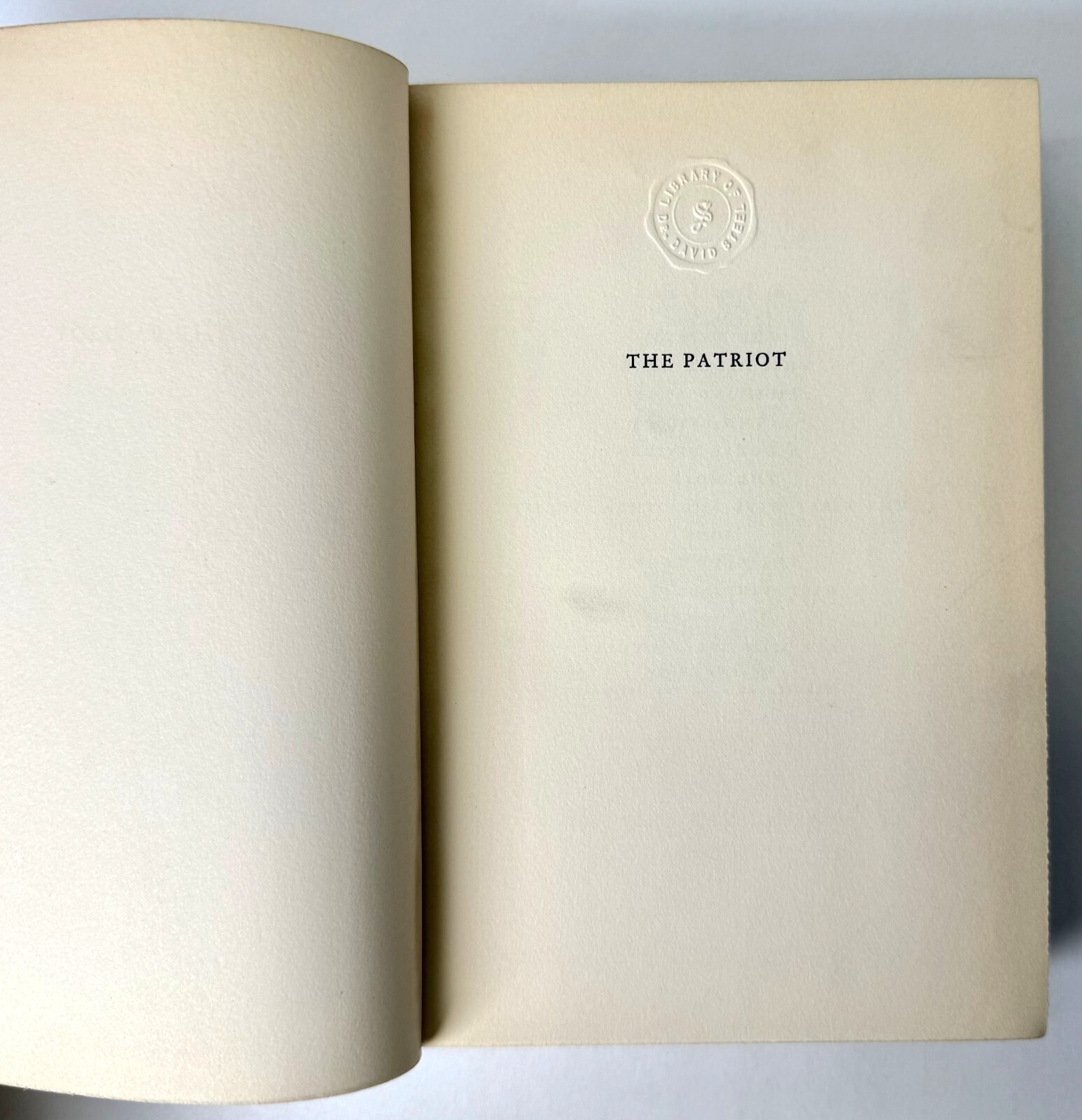 The Patriot by Pearl S. Buck, 1939, 1st edition, 1st printing, Hardcover