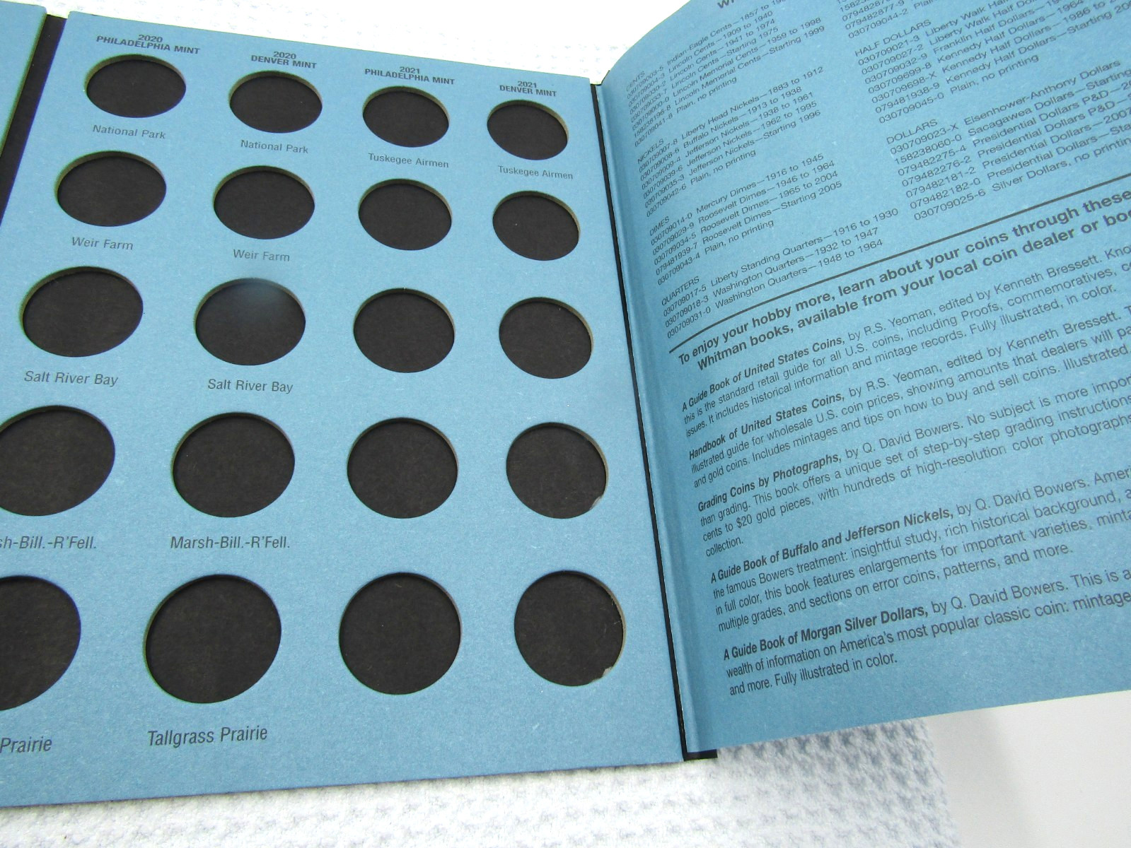Whitman Publishing 2877 National Park Folder – Volume 2 – no coins