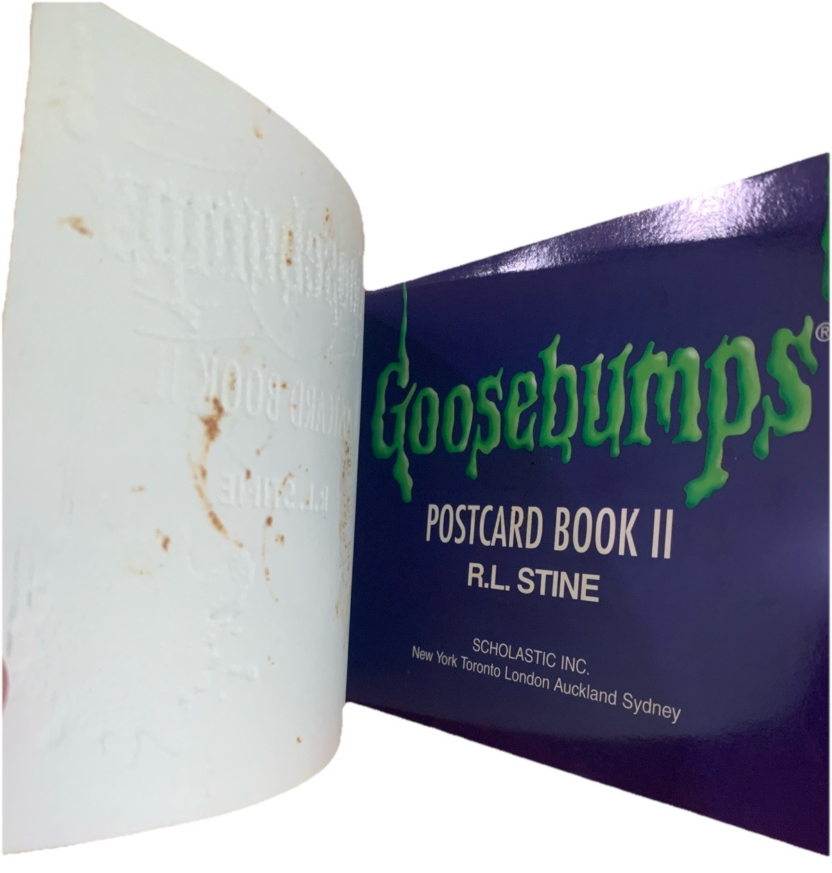 1997 R. L. Stine Goosebumps Postcard Book II (All 30 postcards included)