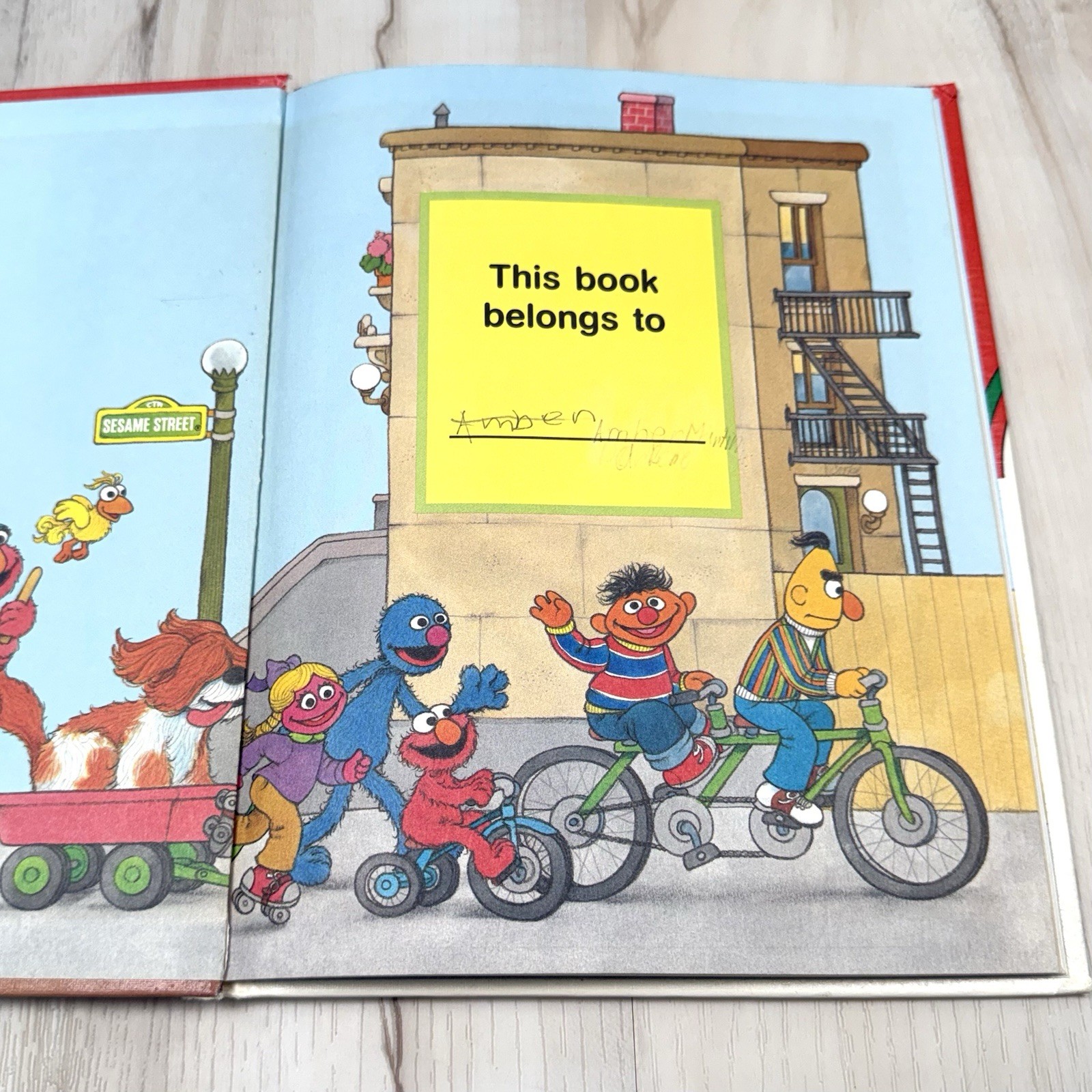 VTG Lot 6 On My Way With Sesame Street Children’s Hardcover BOOKS Volumes 1-6