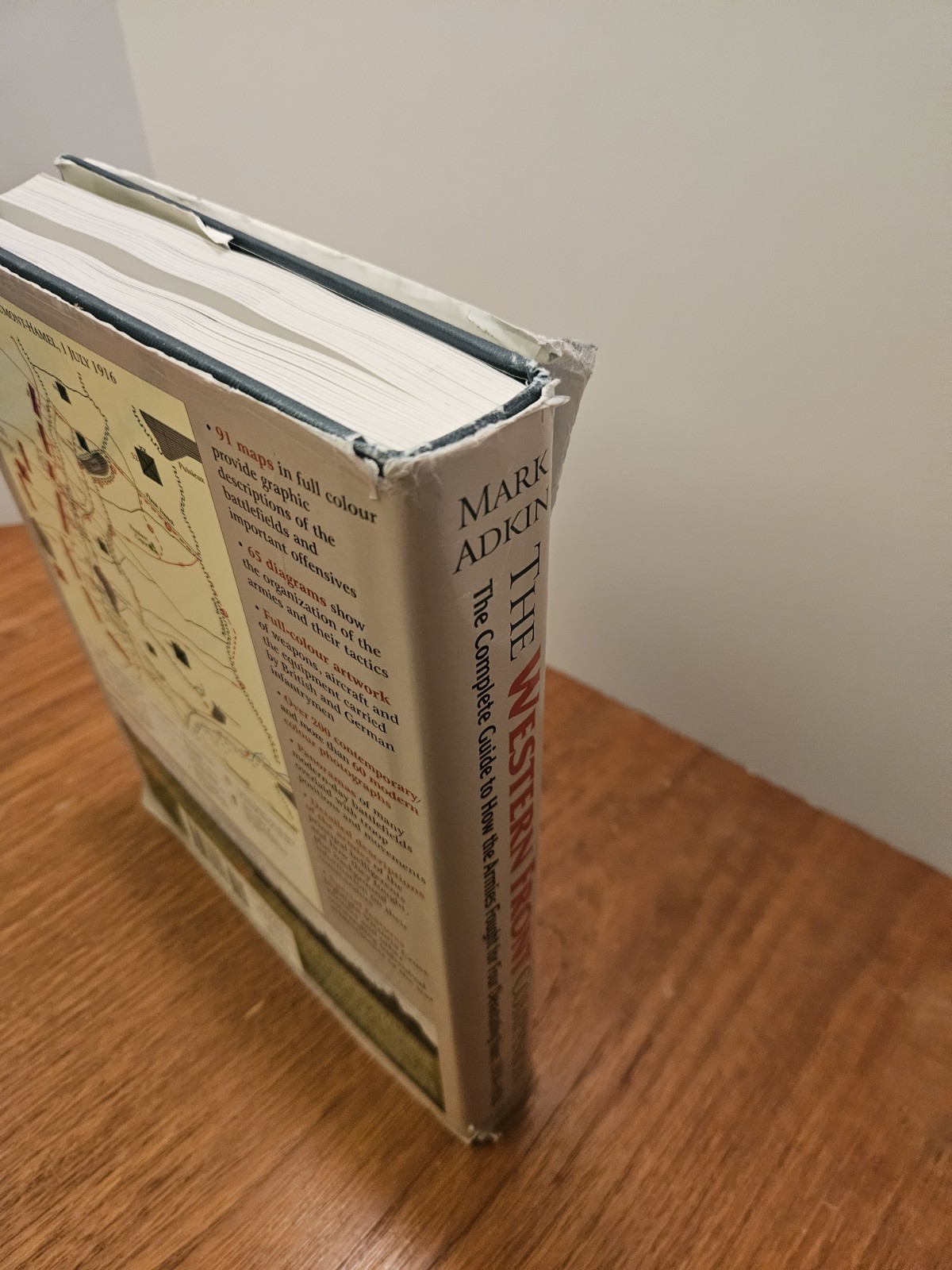 The Western Front Companion WW1 Military 1914-1918 Mark Adkin Hardcover Book