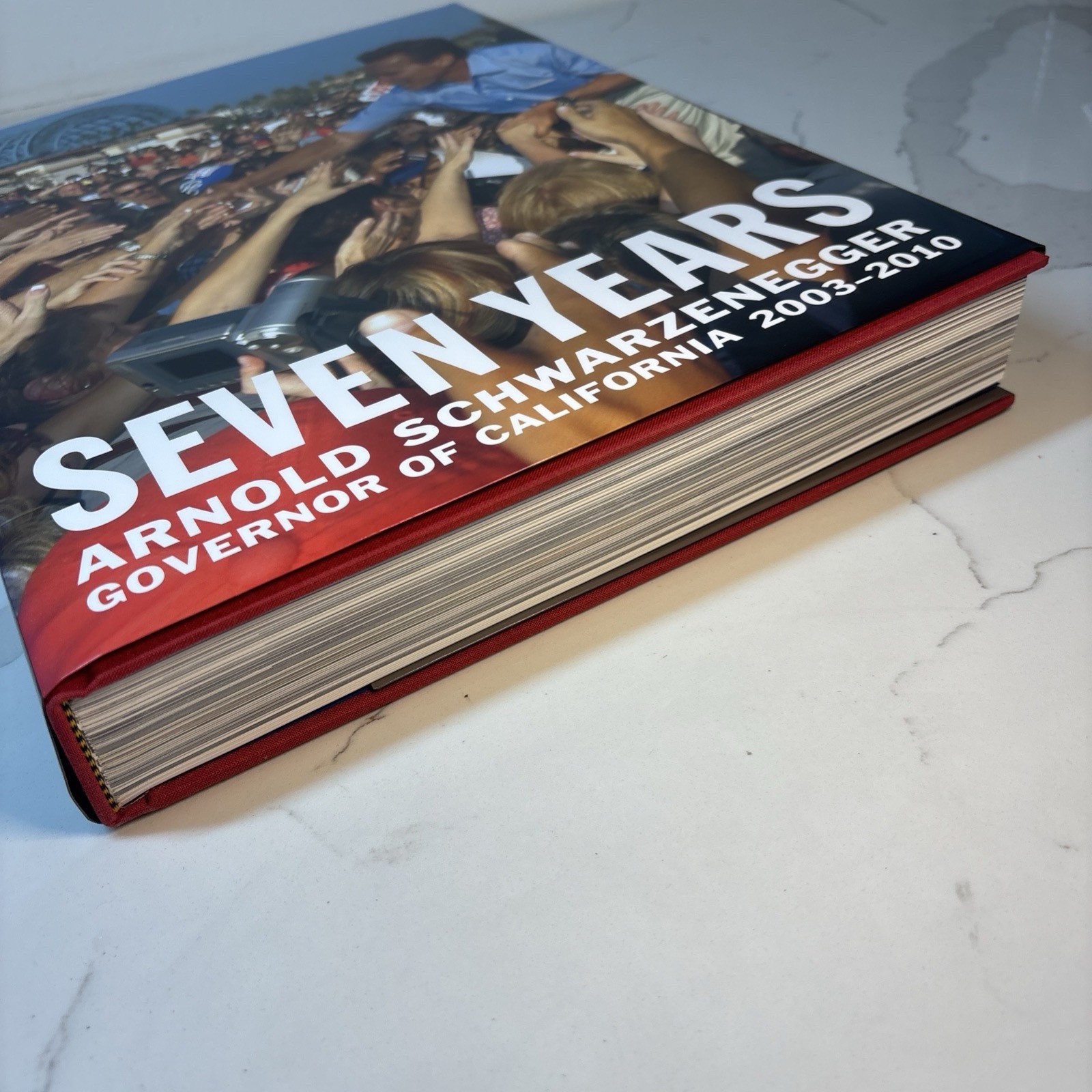 SIGNED by Arnold Schwarzenegger Seven Years 1st edition 2010 HC/DJ