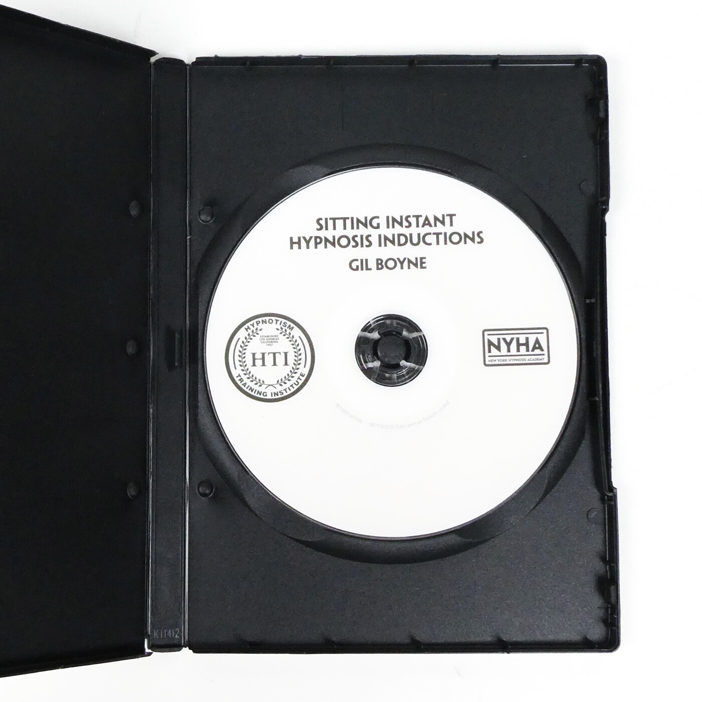 SITTING INSTANT HYPNOSIS INDUCTIONS DVD Gil Boyne Speed Hypnotism Hypnotherapy