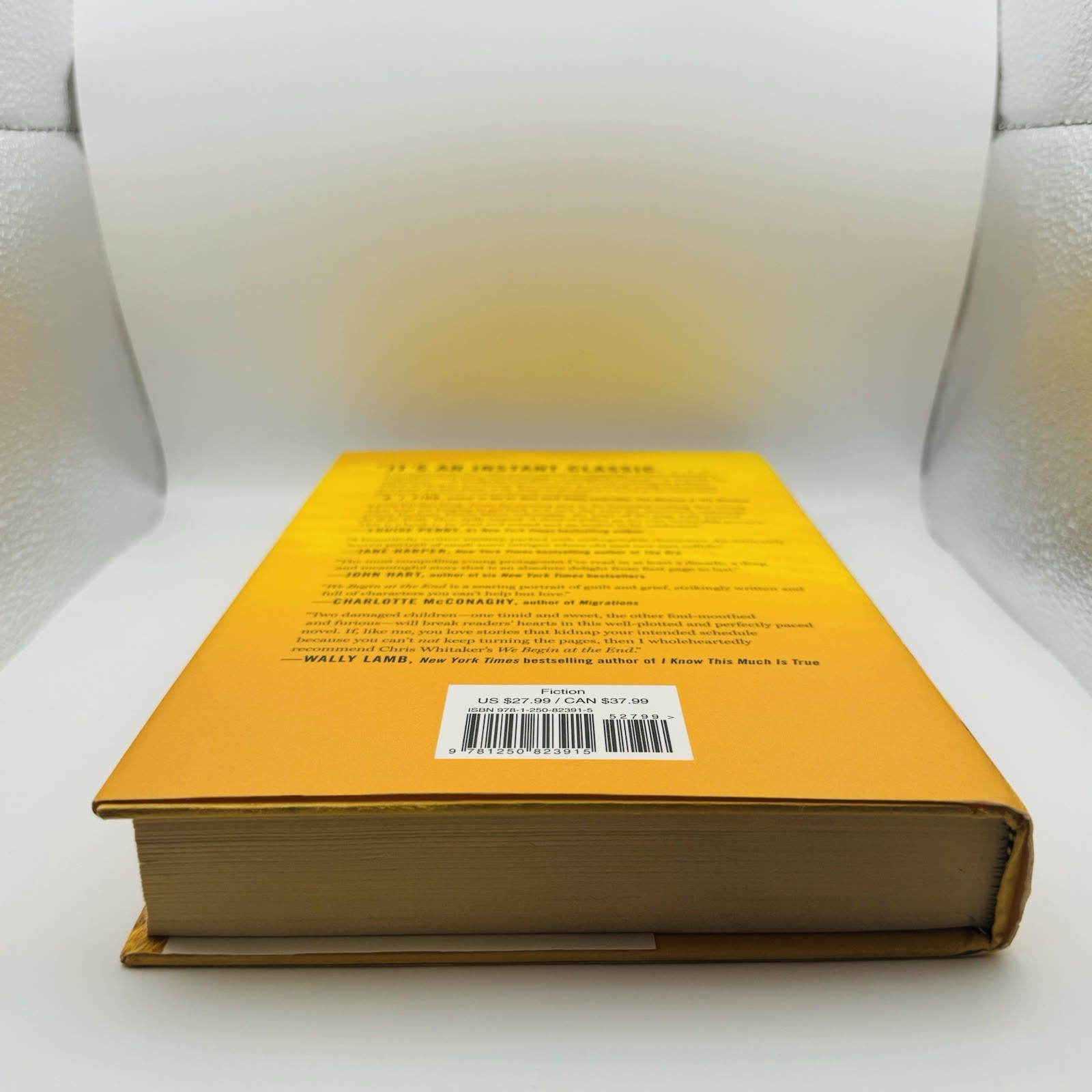 We Begin At The End Chris Whitaker Hardcover Barnes and Noble Book Club Edition