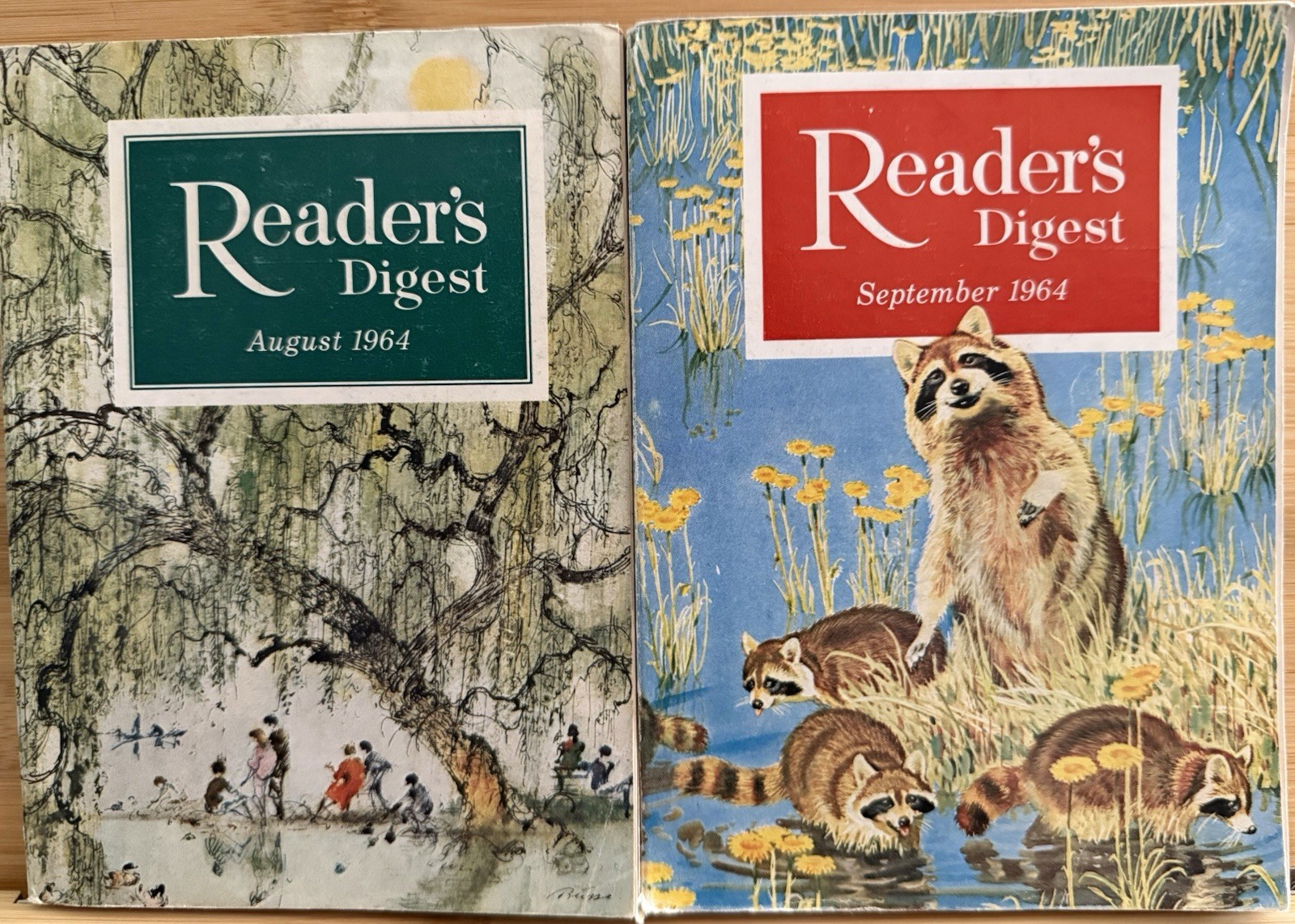 1964 August September READER’S DIGEST MAGAZINE Vintage History Short Story Tales
