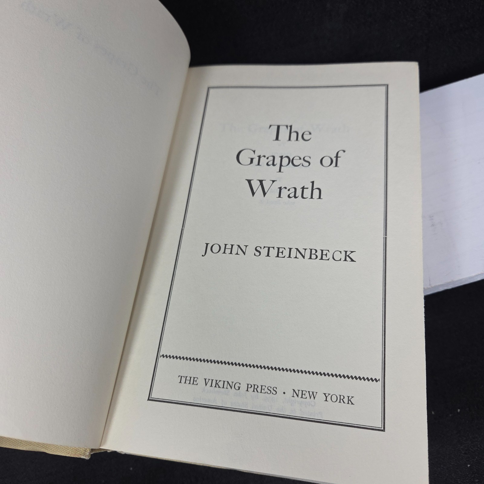 VTG 1939 The Grapes of Wrath by John Steinbeck First Edition Book – Viking Press