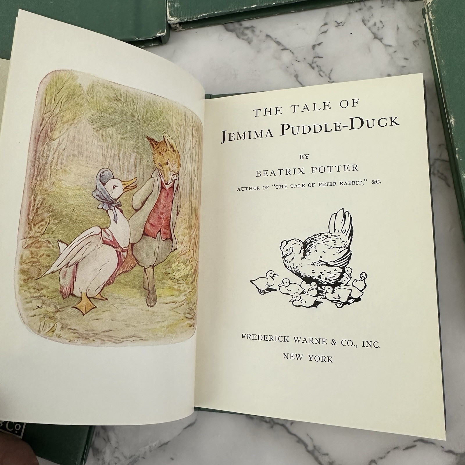 Beatrix Potter Vintage Hardcover Book Lot of 6 F Warne Co Peter Rabbit Classics