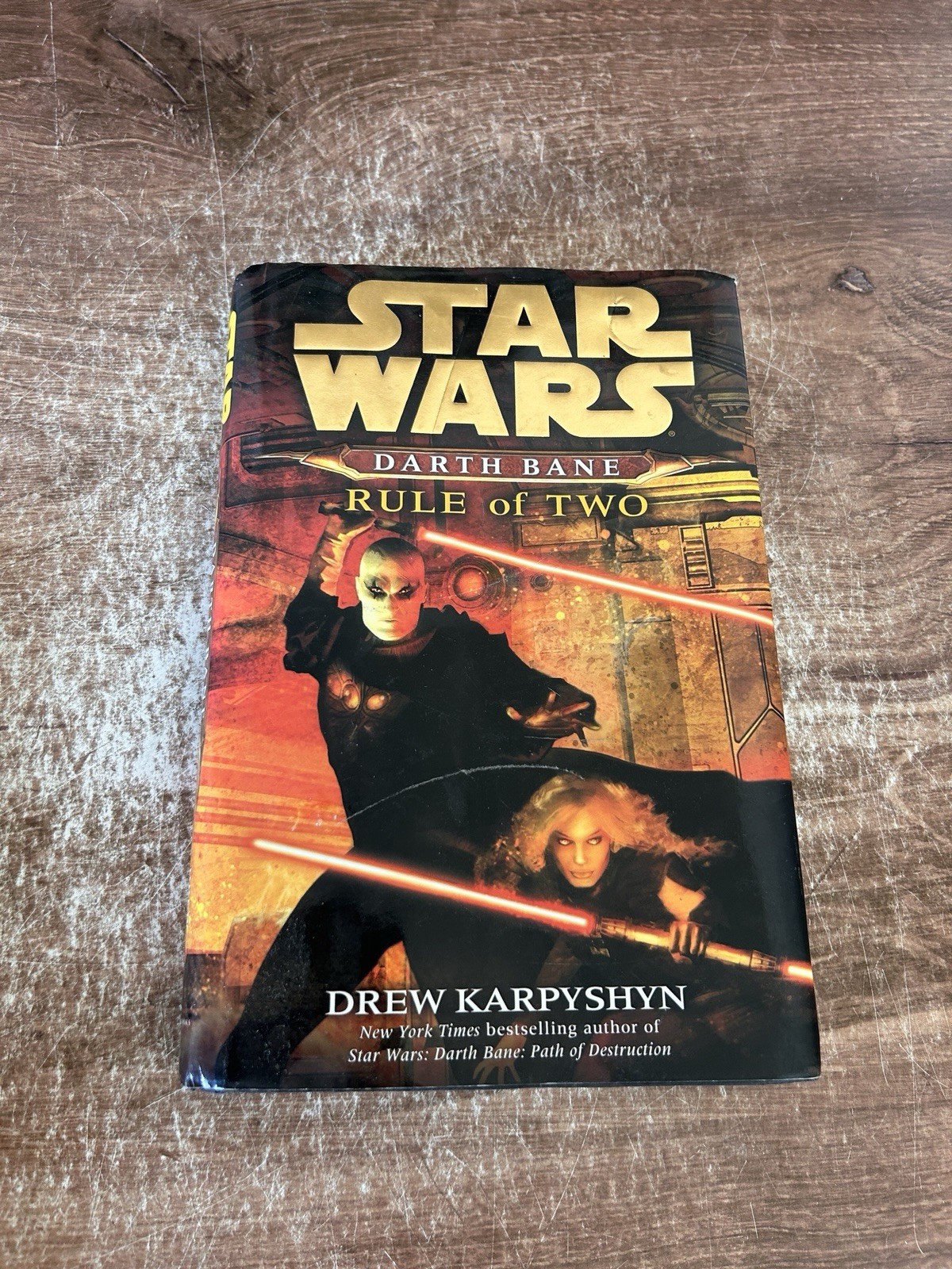 STAR WARS Darth Bane: Rule of Two by Drew Karpyshyn (First Edition 1st Print HC)