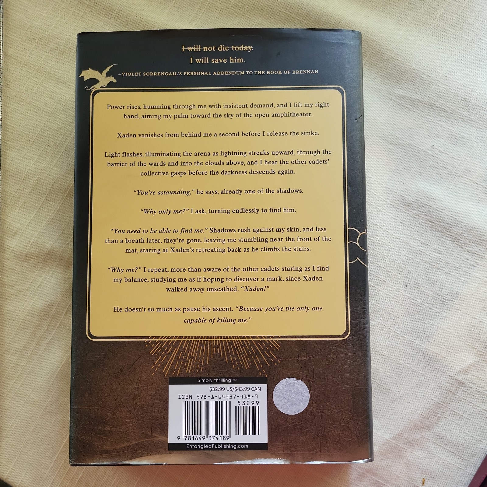 Onyx Storm By Rebecca Yarros – Exclusive Edition Hardcover – 1 reader