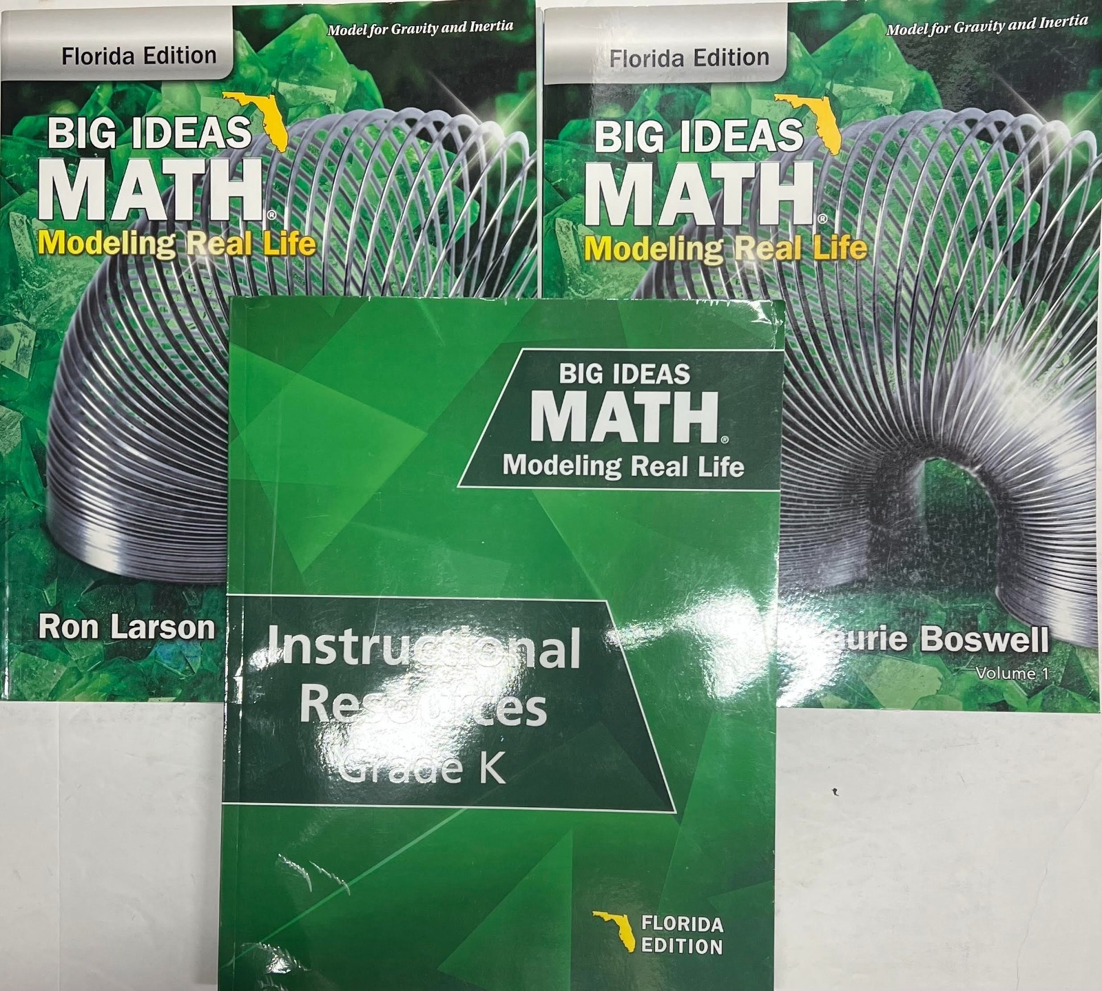 Grade K Big Ideas Math Florida Instructional Resources +Student Set Kindergarten