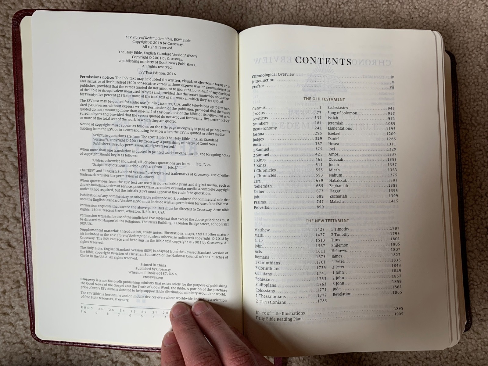 ESV Story of Redemption Bible TruTone 2018 Imitation Leather