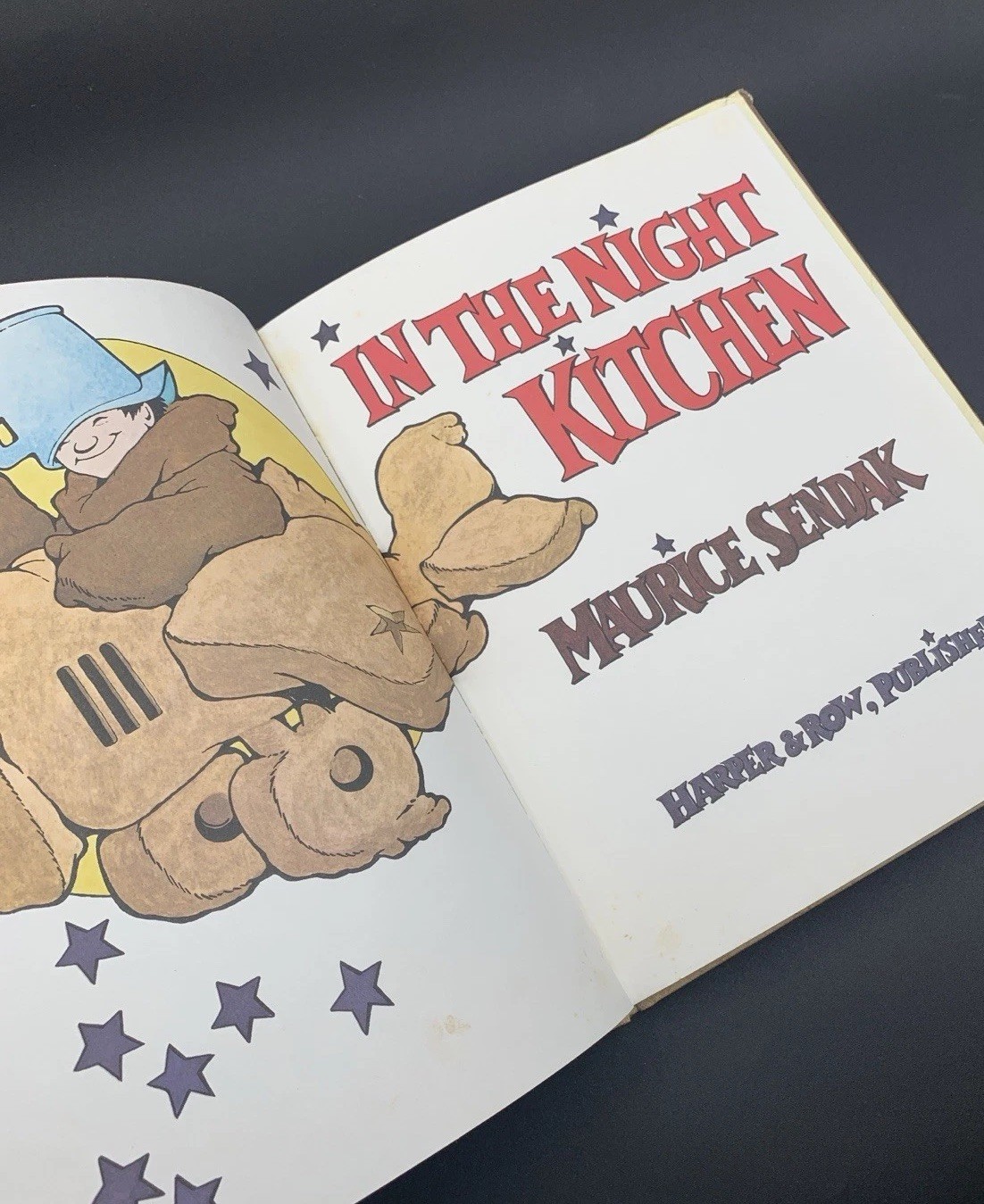 In The Night Kitchen By Maurice Sendak 1970 (1st Ed Uncensored) White Cloth HCDJ