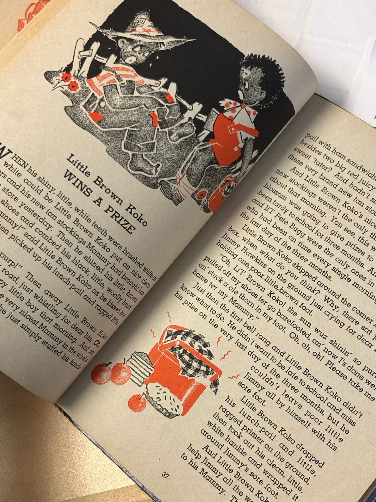 Vintage Little Brown Koko 1940 Children Book Blanche Seale Hunt Rare Americana