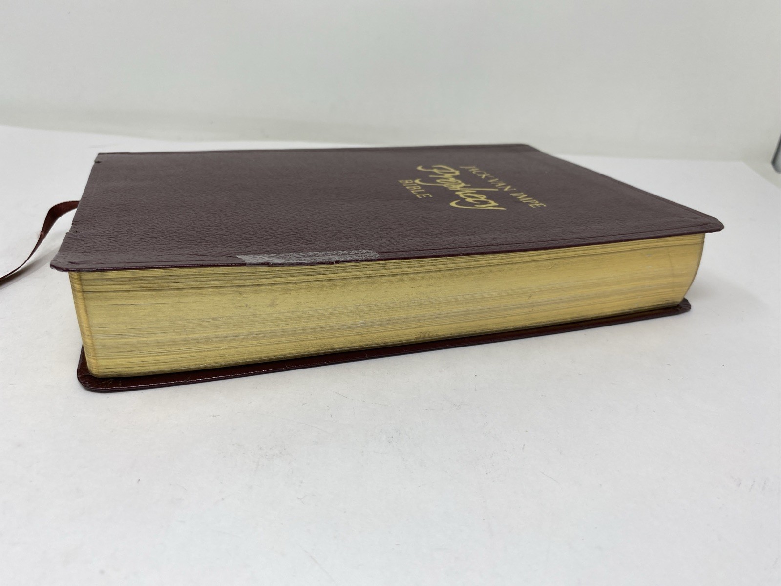 Jack Van Impe Prophecy Bible KJV 1999 Imitation Leather Red Letter Clean Pages