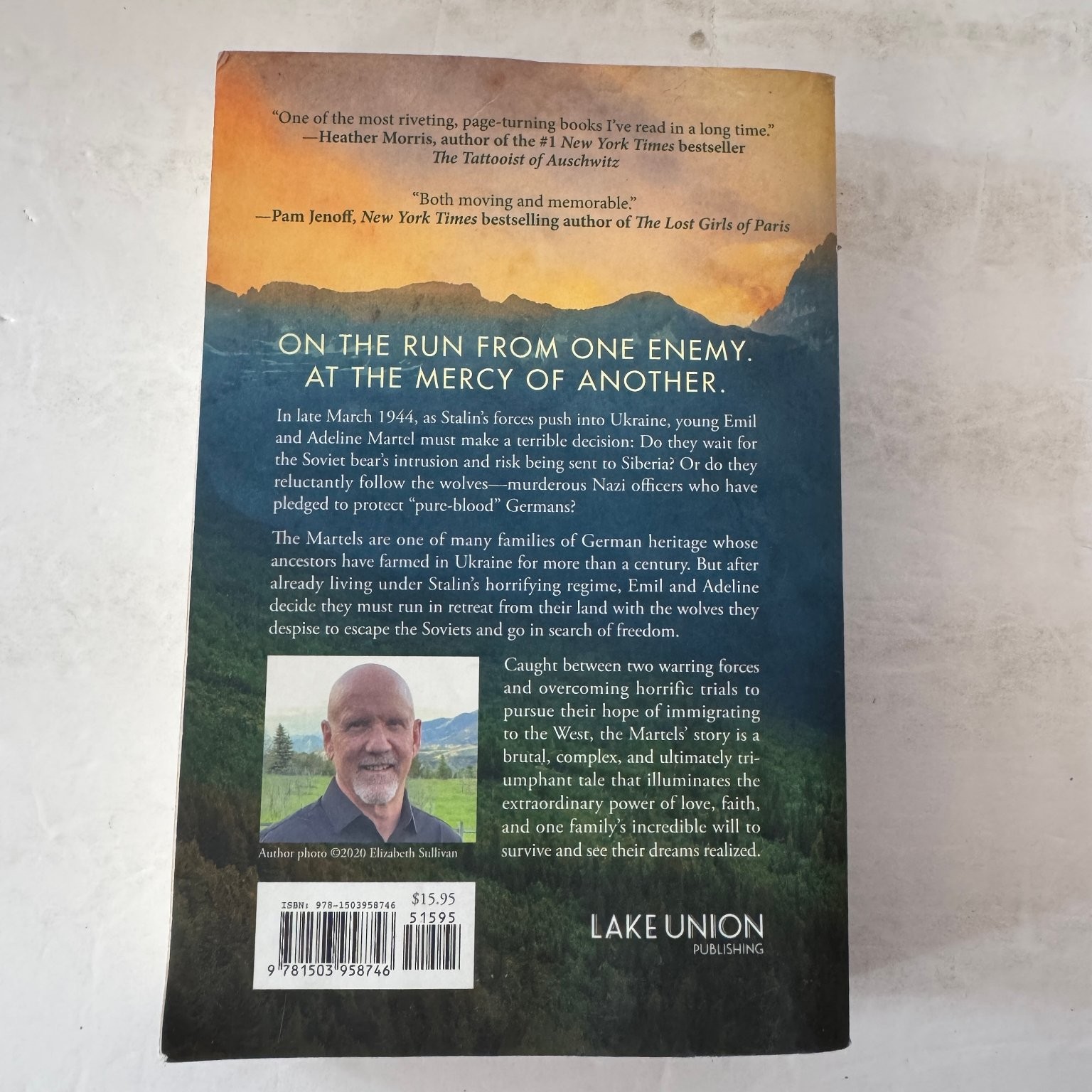 The Last Green Valley Mark Sullivan 2021 First Edition Historical Fiction Lake