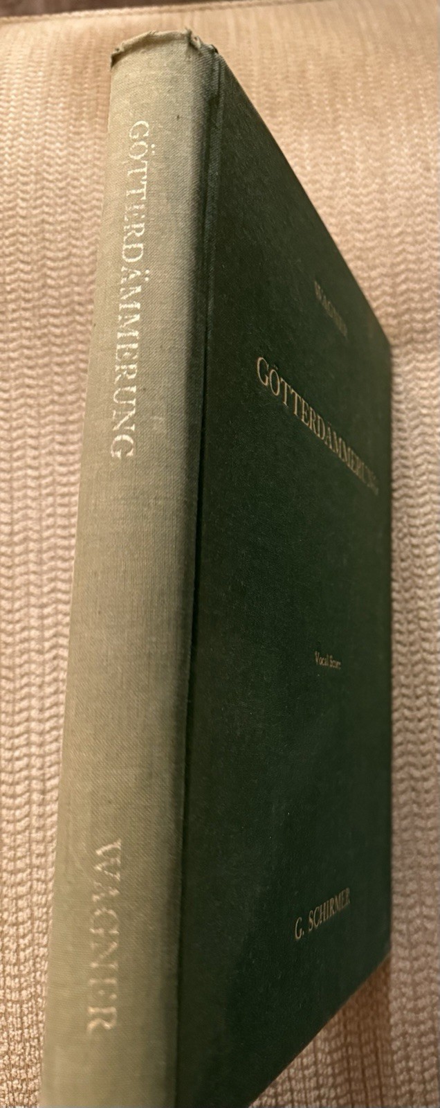 WAGNER: Gotterdammerung – Vocal Score (Schirmer HC), Hermann Uhde headshot