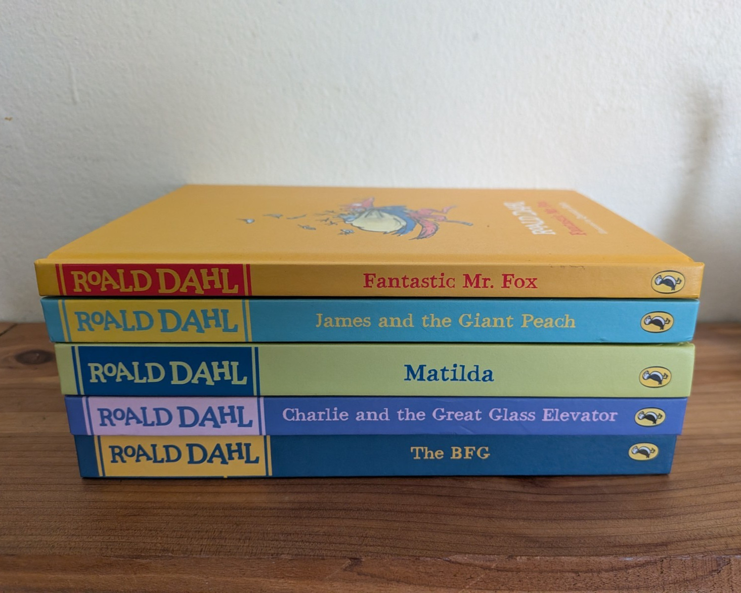 5x Roald Dahl HC Lot – 2016 Puffin Editions – Matilda, BFG, James, Elevator, Fox
