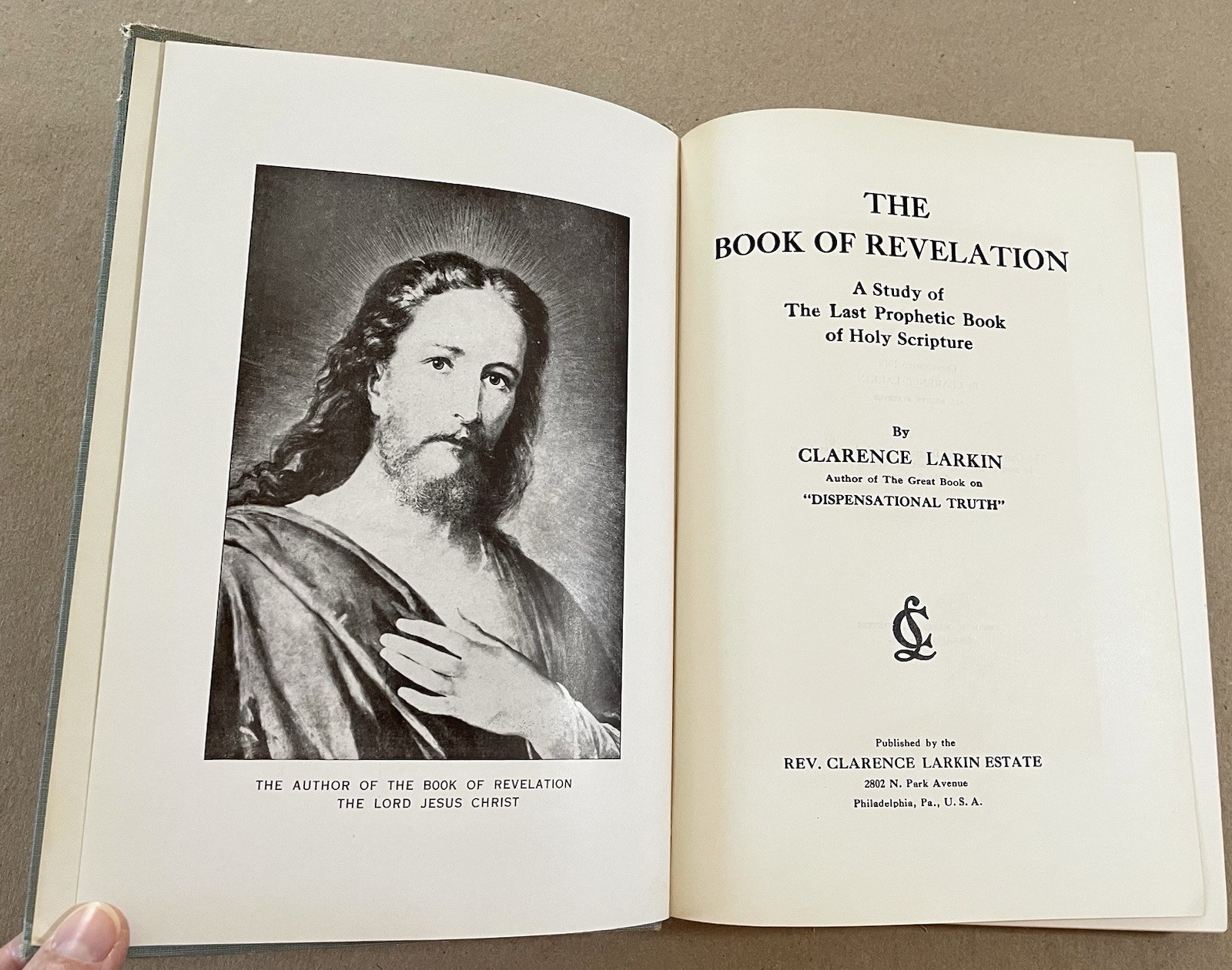The Book of Revelation: A Study of Holy Scripture, Clarence Larkin (1919, HC)