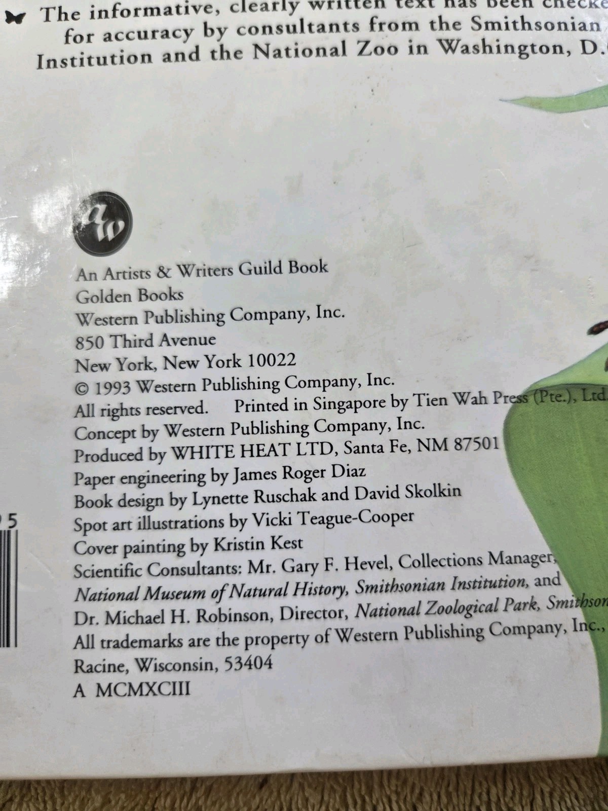 The Ultimate Bug Book Pop-Up HC 1993 Luise Woelflein Wendy Smith-Griswold