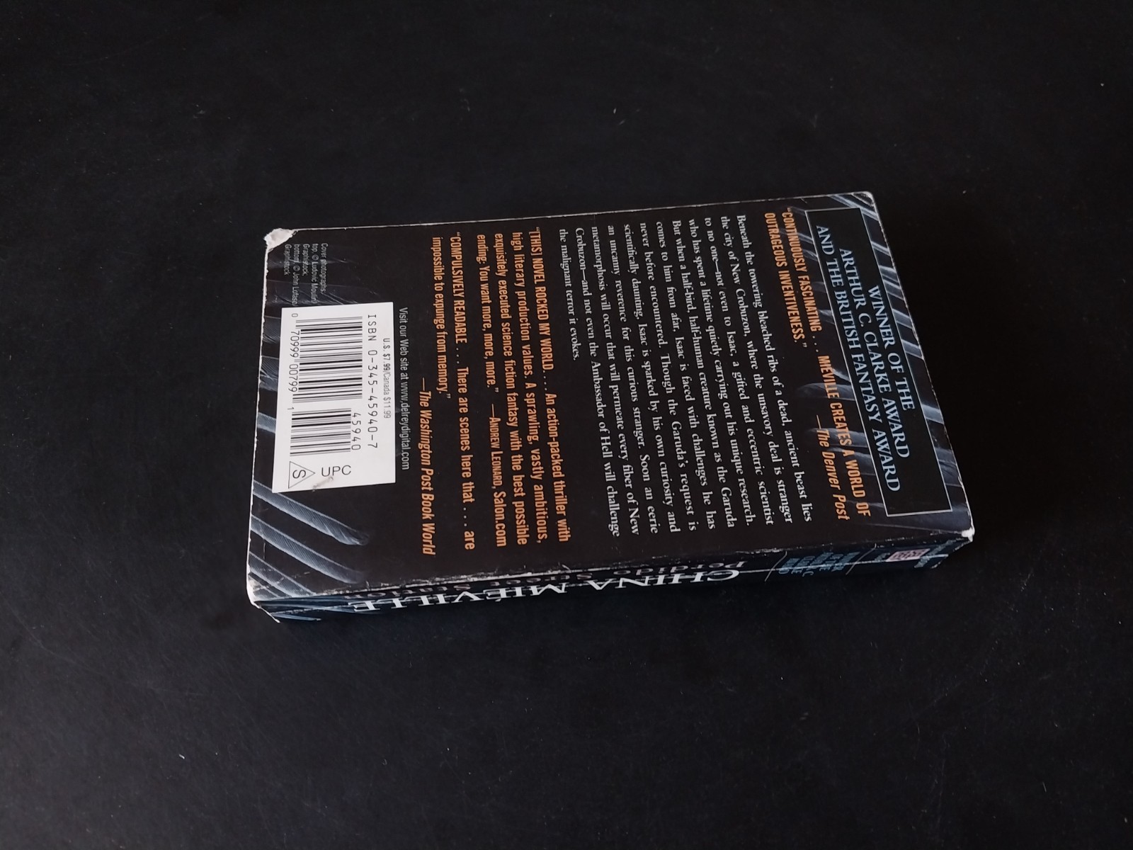 China Miéville – Perdido Street Station – First Mass Market Edition and Printing