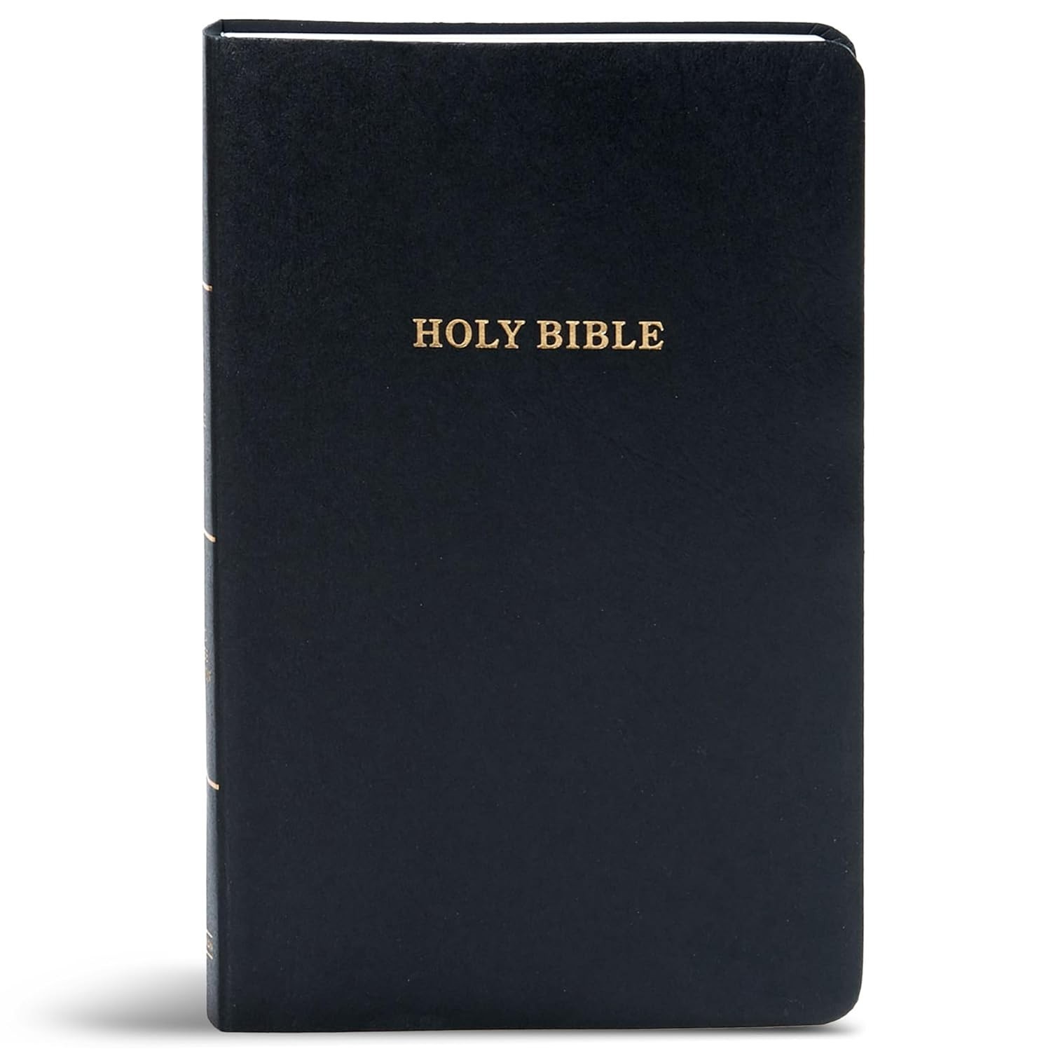 KJV Bible Black Imitation Leather, KJV Holy Bible, Red Letter Easy-To-Read Bible