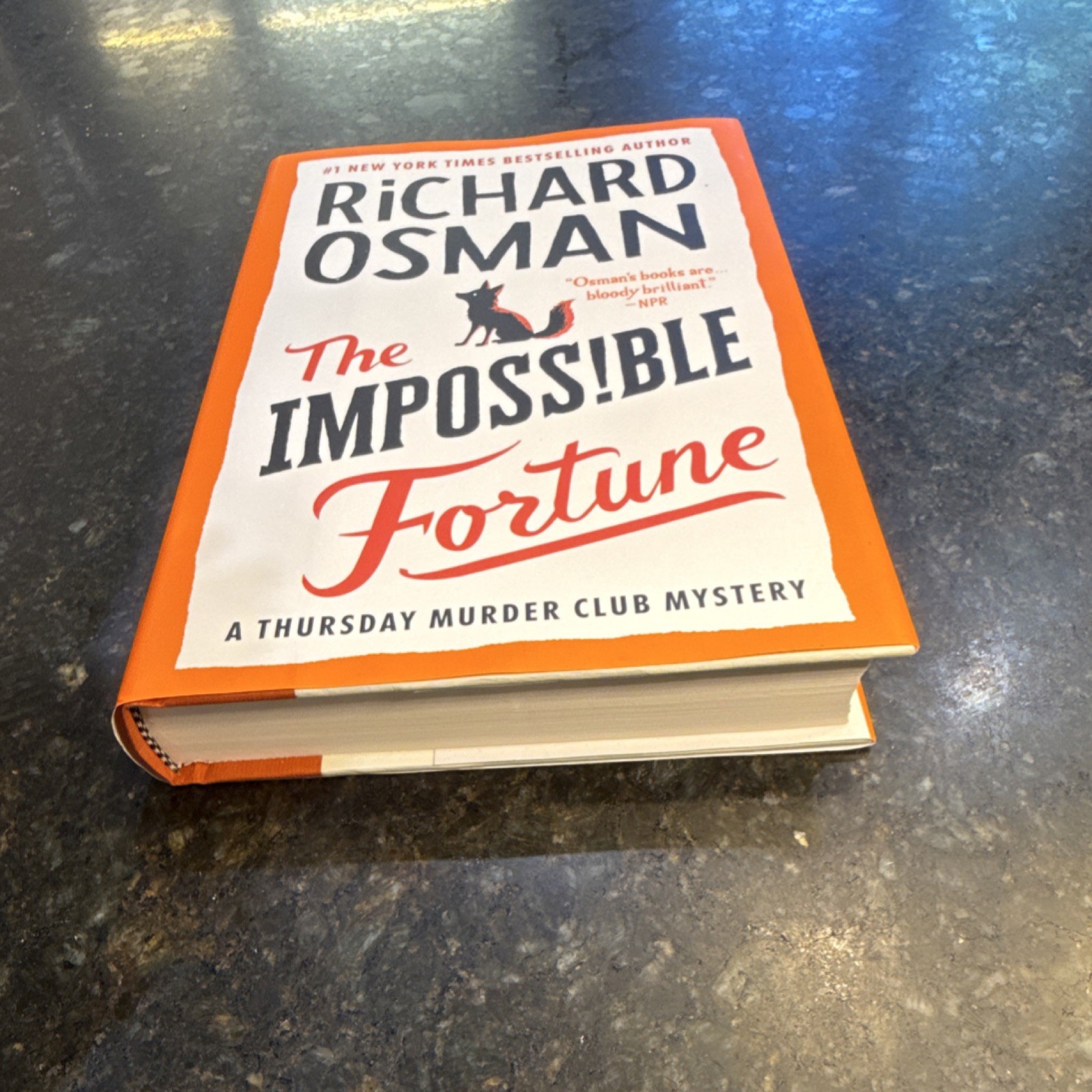 SIGNED First Edition/First Printing The Impossible Fortune Richard Osman