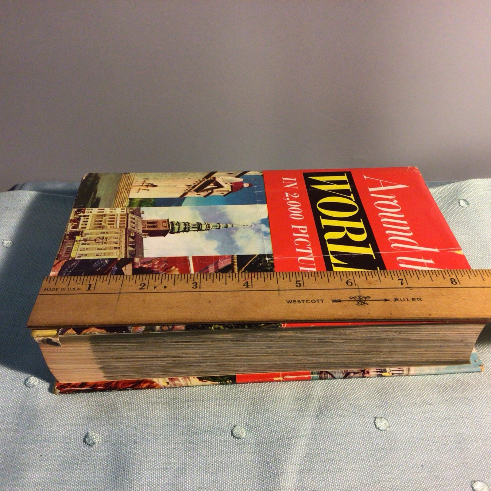 Around The World In 2000 Pictures 1956 Doubleday Hardcover 768 Pages