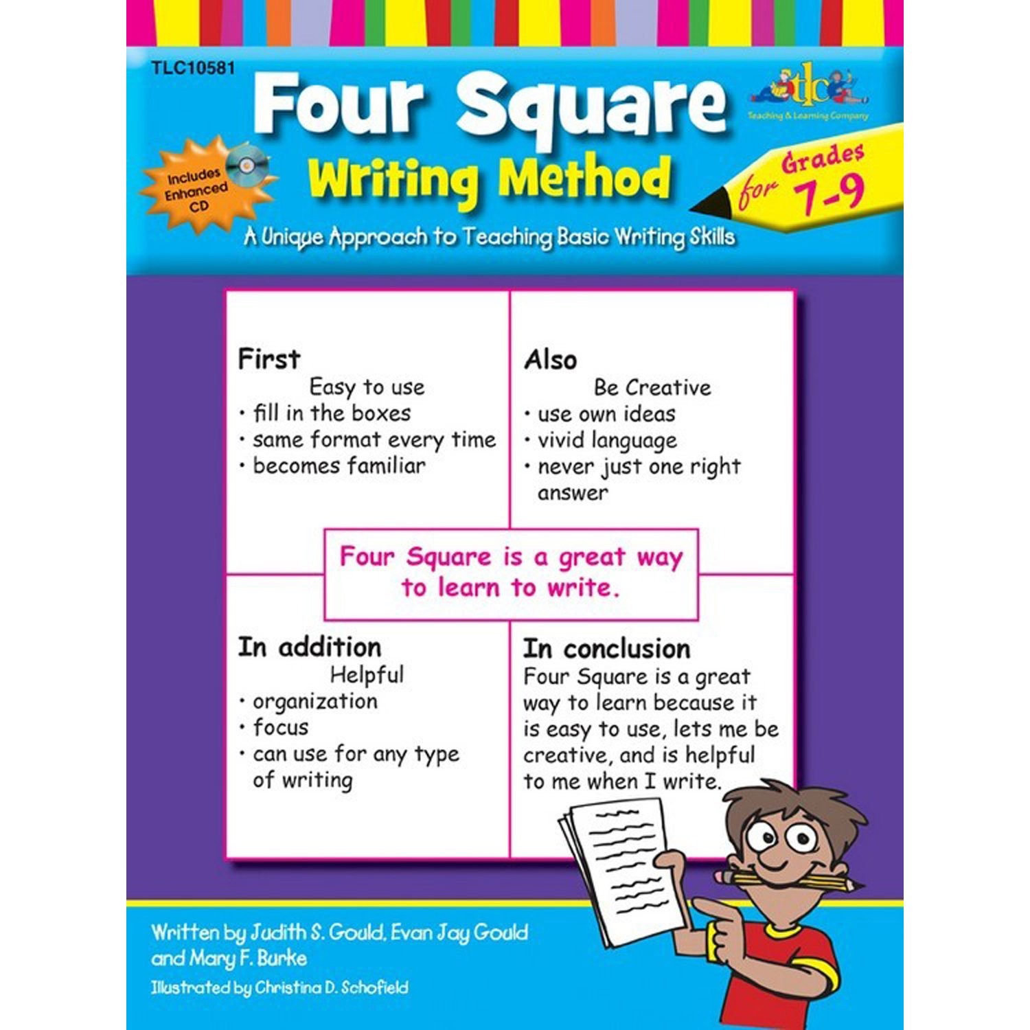 Four Square Writing Method Grades 7-9 w/ Enhanced CD