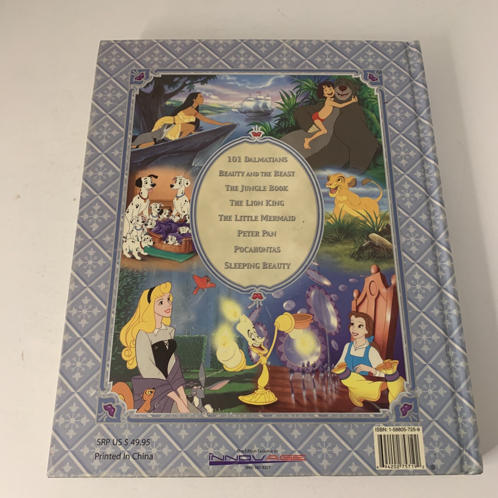 2005 Disney Enchanted Tales Book Hardcover Illustrated (301 pages)