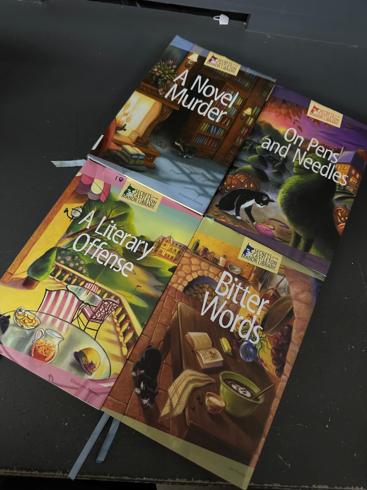 Lot of 9 Secrets of the Castleton Manor Library Hardcover Books Fiction Bundle