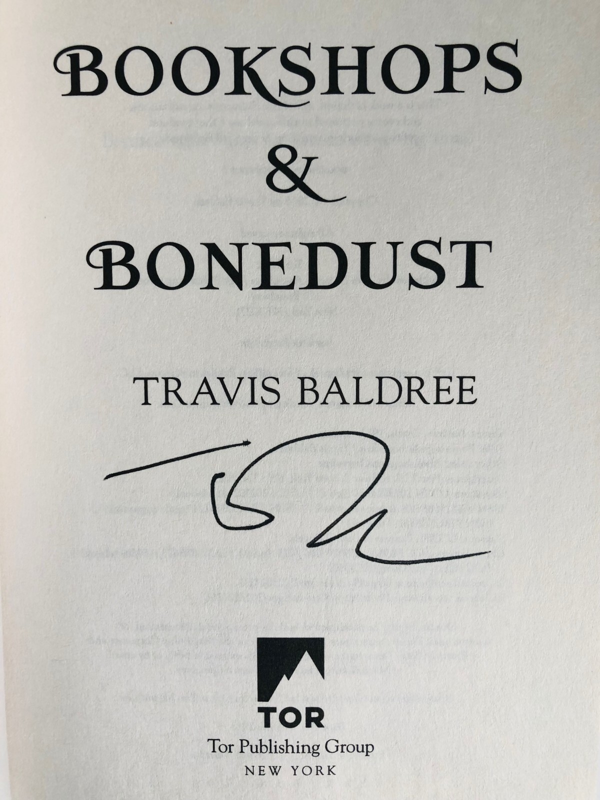 SIGNED Legends & Lattes and Bookshops & Bonedust by Travis Baldree Trade PB NEW
