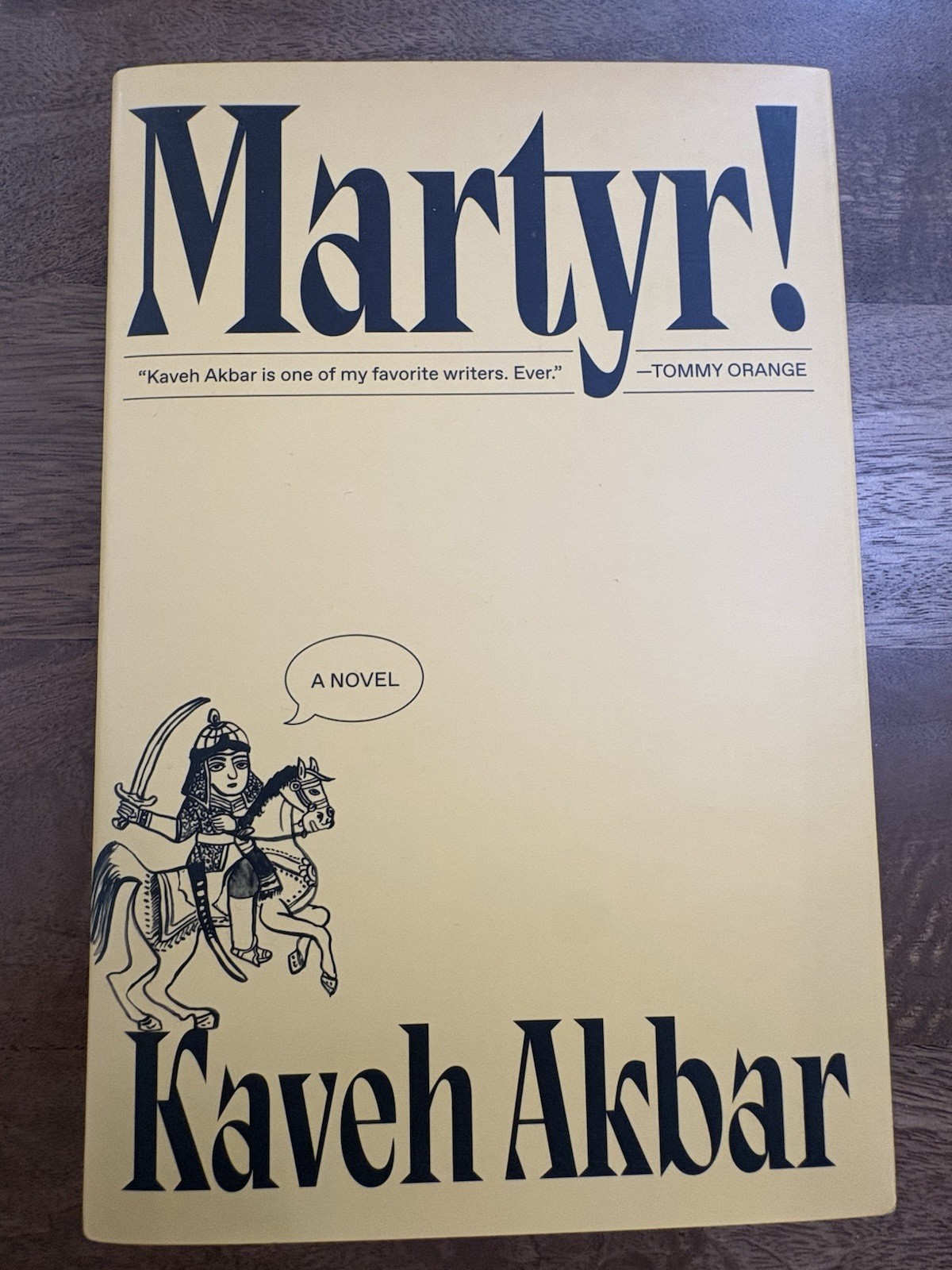 Martyr Kaveh Akbar Signed First Edition 2024 Hardcover