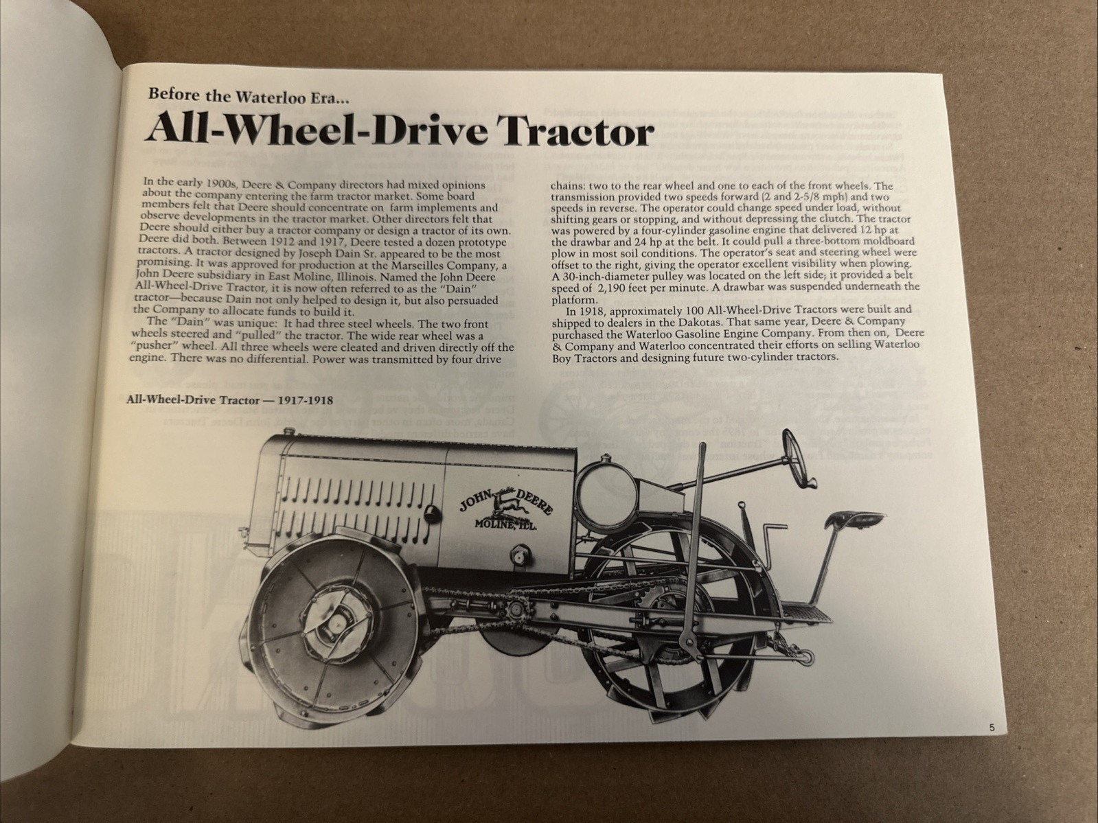 John Deere Tractors 1918-1994, American Society of Agri. Engineers, softcover