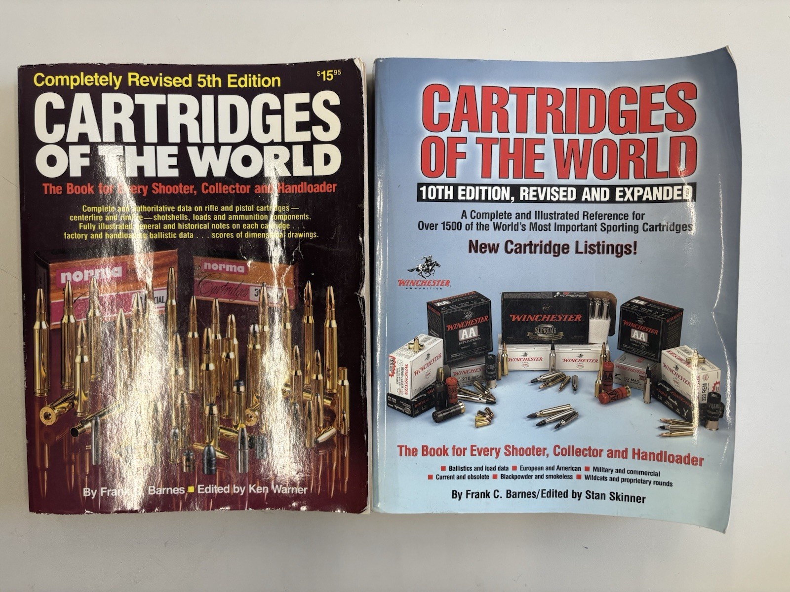 Cartridges Of The World Book 10th Edition 5th Edition Lot