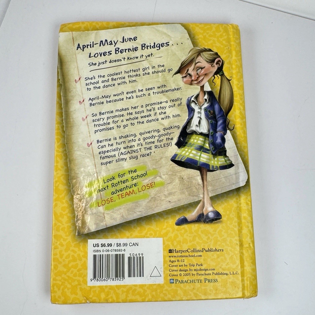 RL Stine Rotten School #3 The Good The Bad And The Very Slimy HC Illus