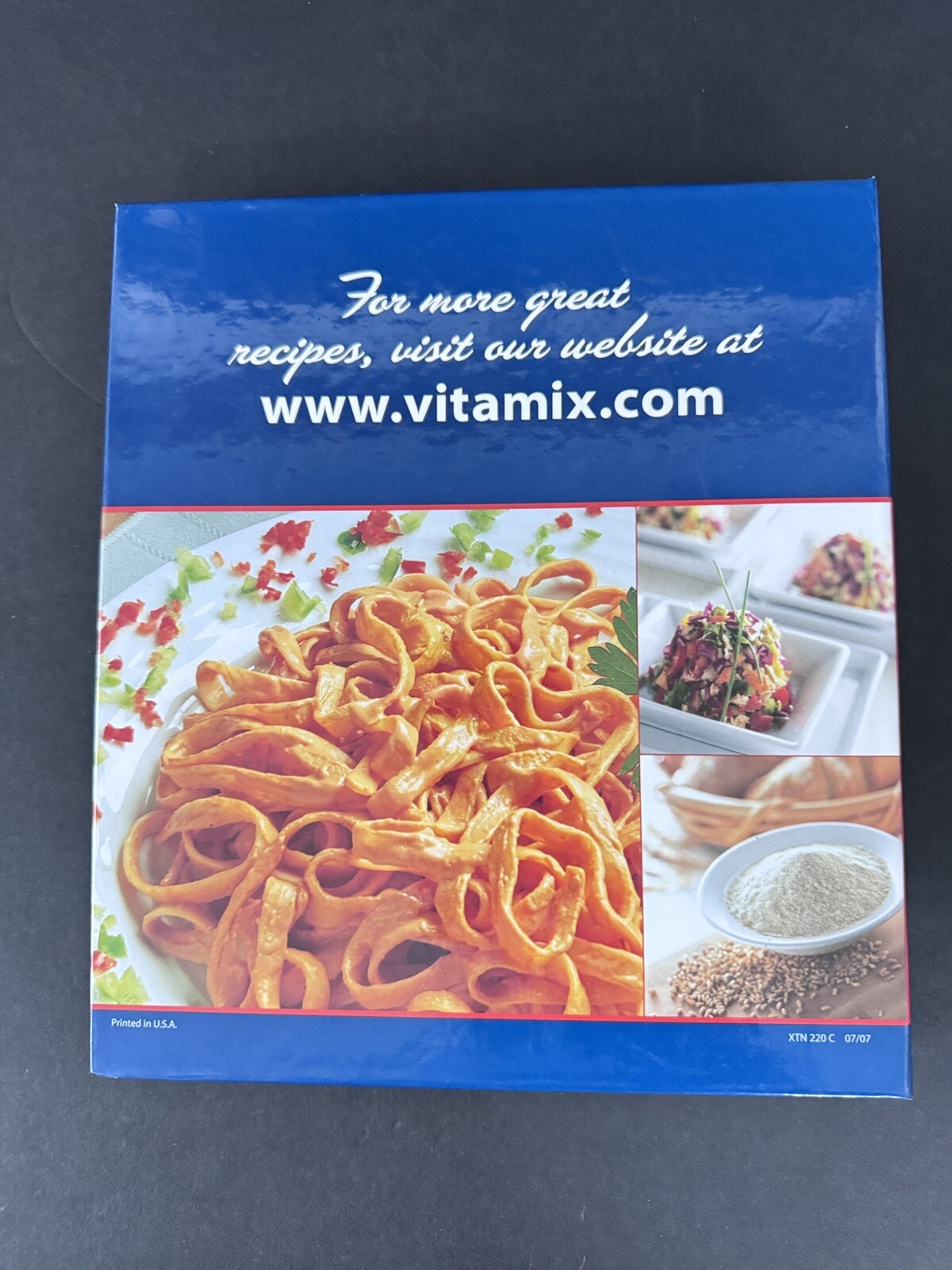 Vita-Mix Whole Food Recipes For Better Living 3-Ring Binder 2007 Cookbook & DVD