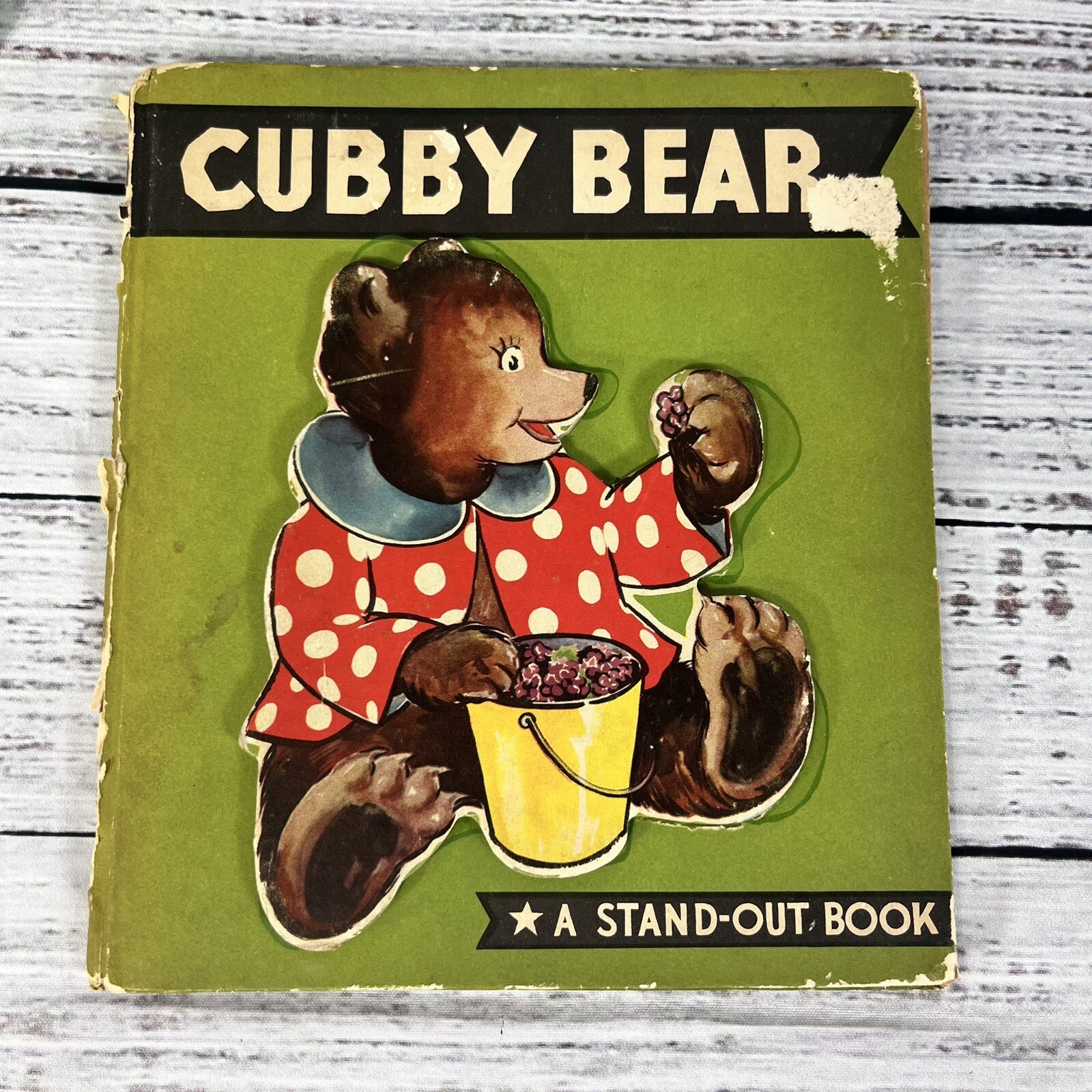 Vintage Cubby Bear Children’s Book A Stand Out Whitman Publishing