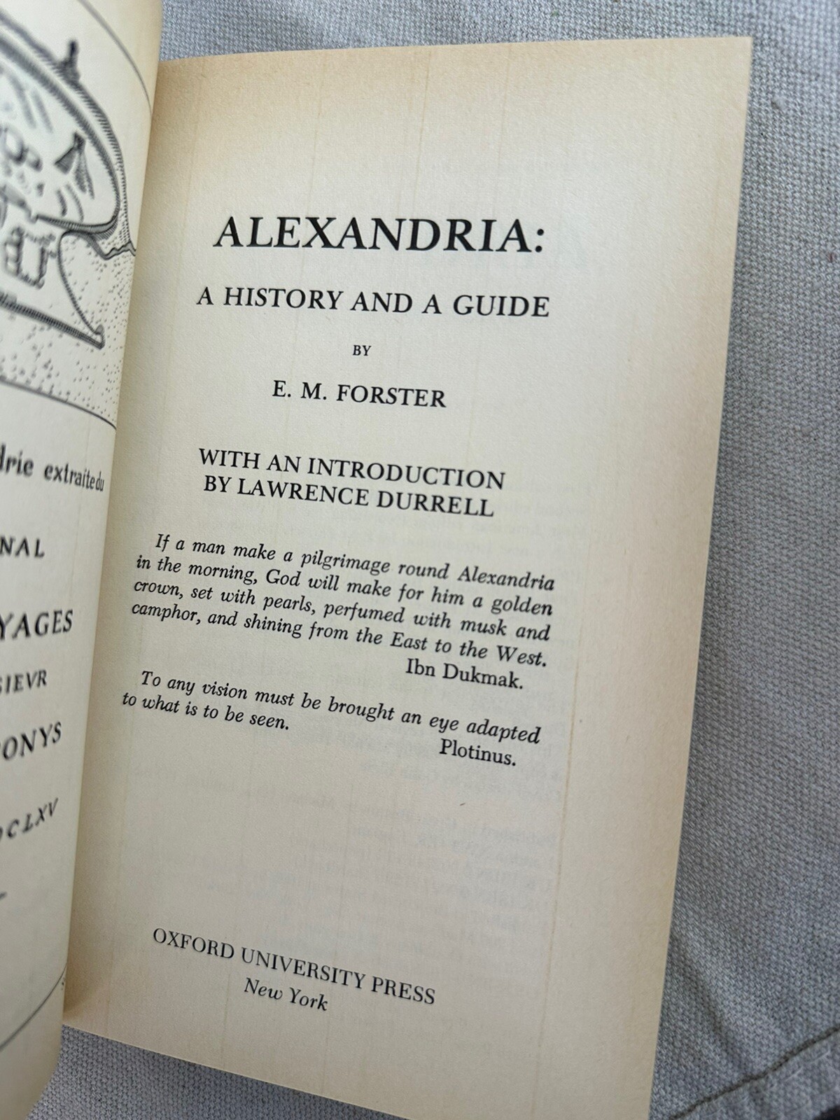 Alexandria & A Passage To India – Paperback Lot E. M. Forster