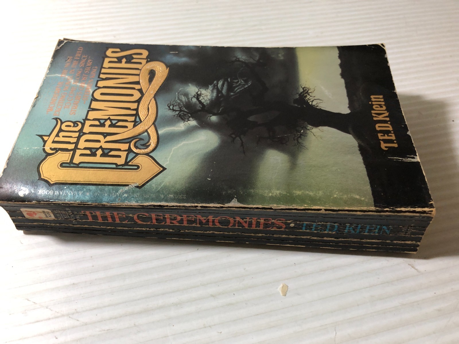 b T.E.D. Klein THE CEREMONIES 1985 First Bantam Edition