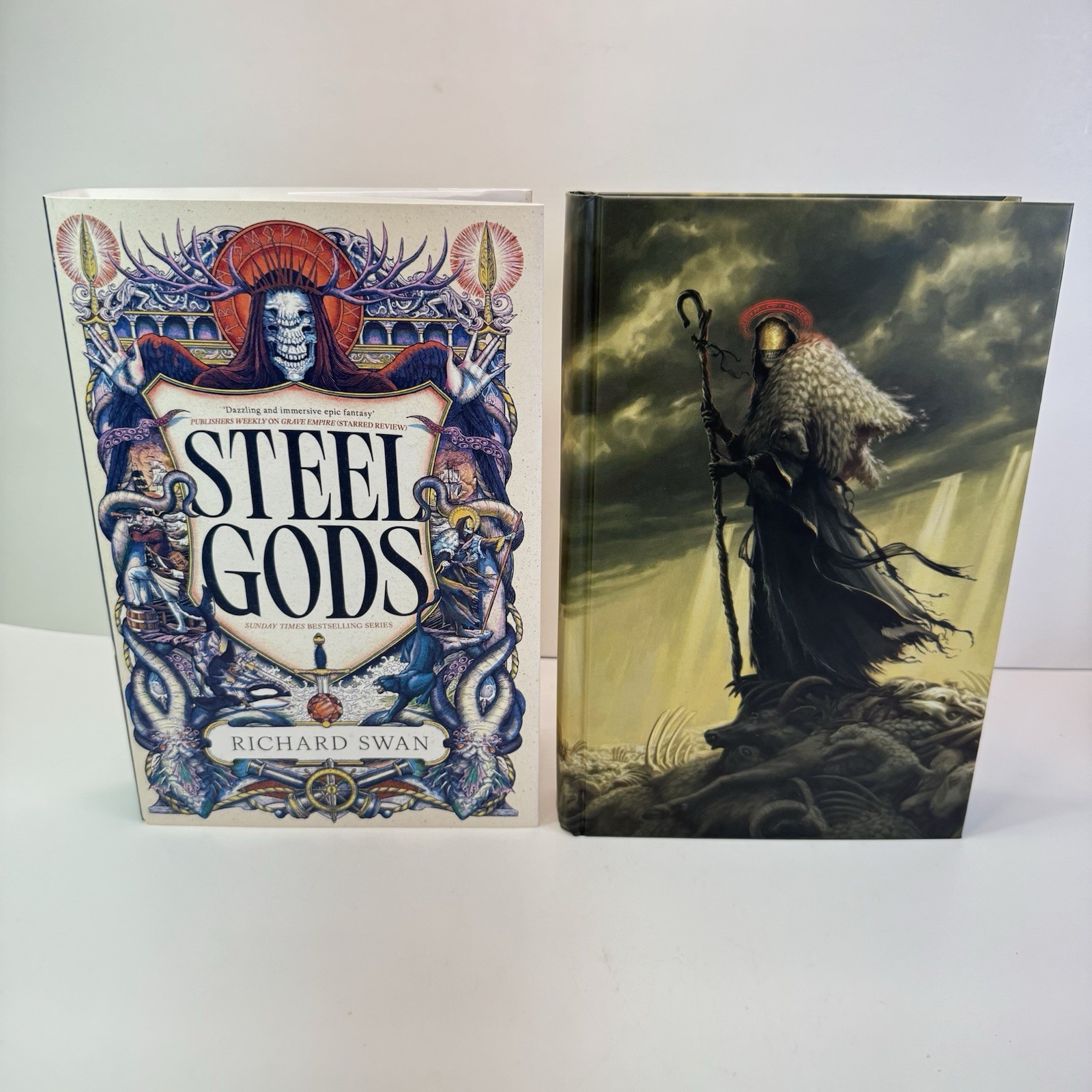 Steel Gods Richard Swan Hand Signed The Broken Binding Edition w/ Trading Card