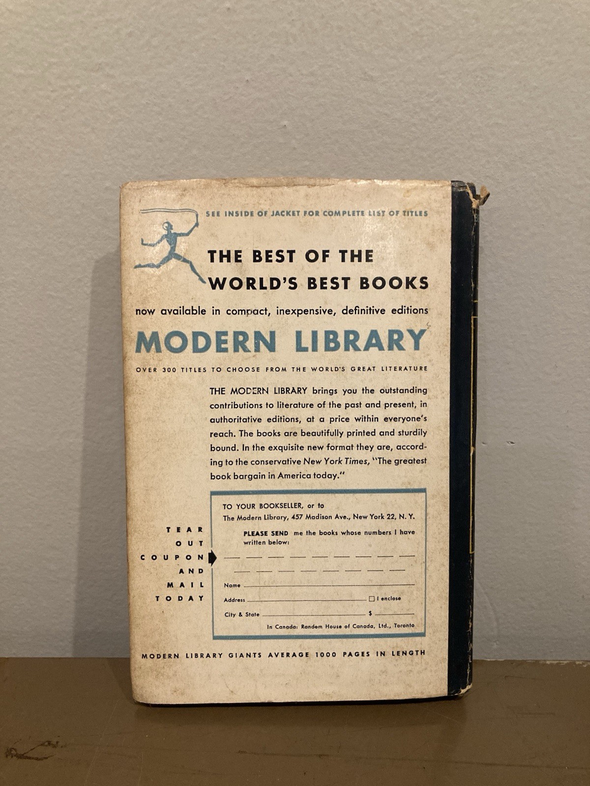 Famous Ghost Stories – Modern Library #73 – 1944 HC DJ