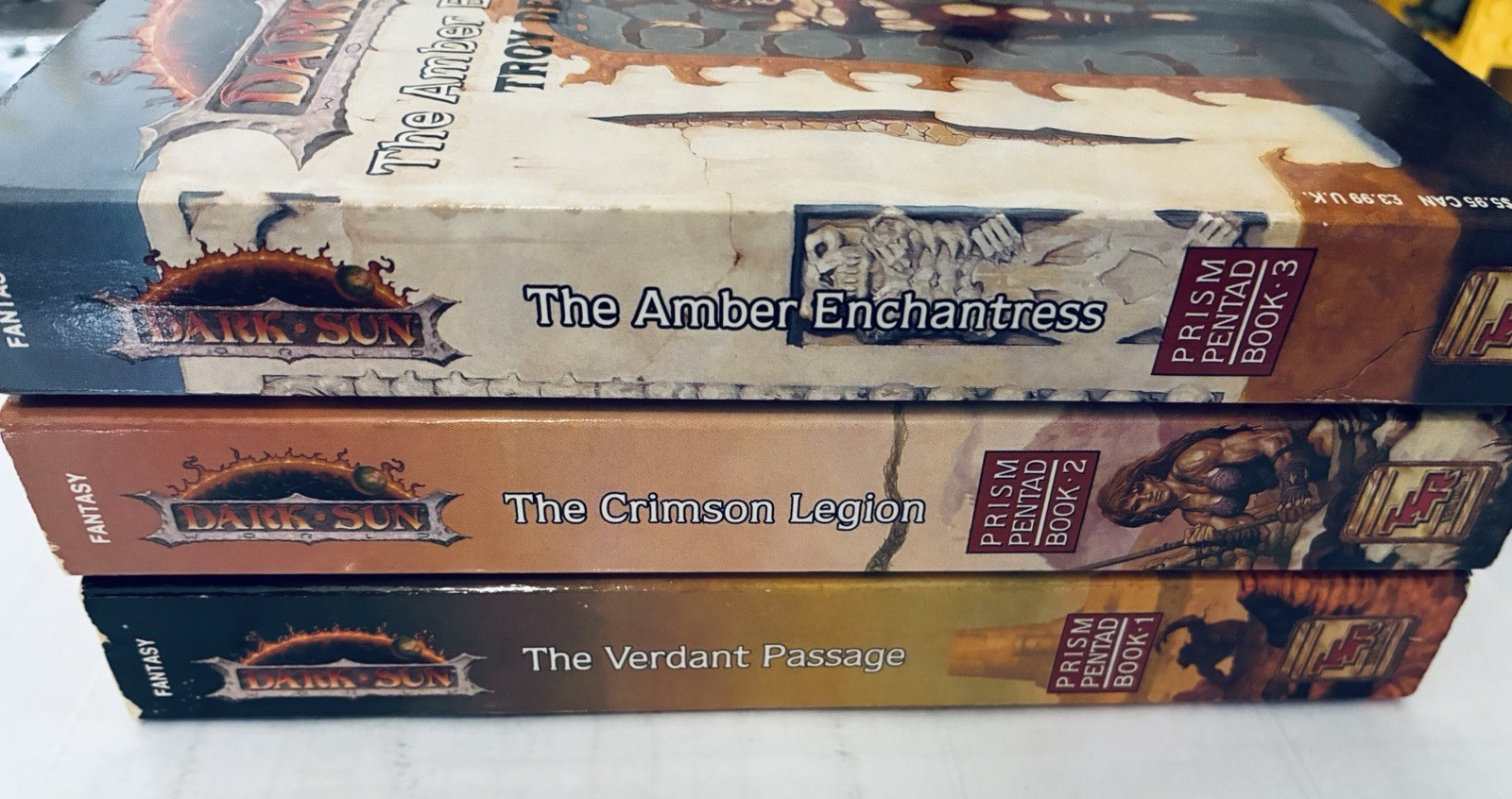 Dark Sun Prism Pentad Books 1 2 3 Paperback Troy Denning WIZARDS OF THE COAST